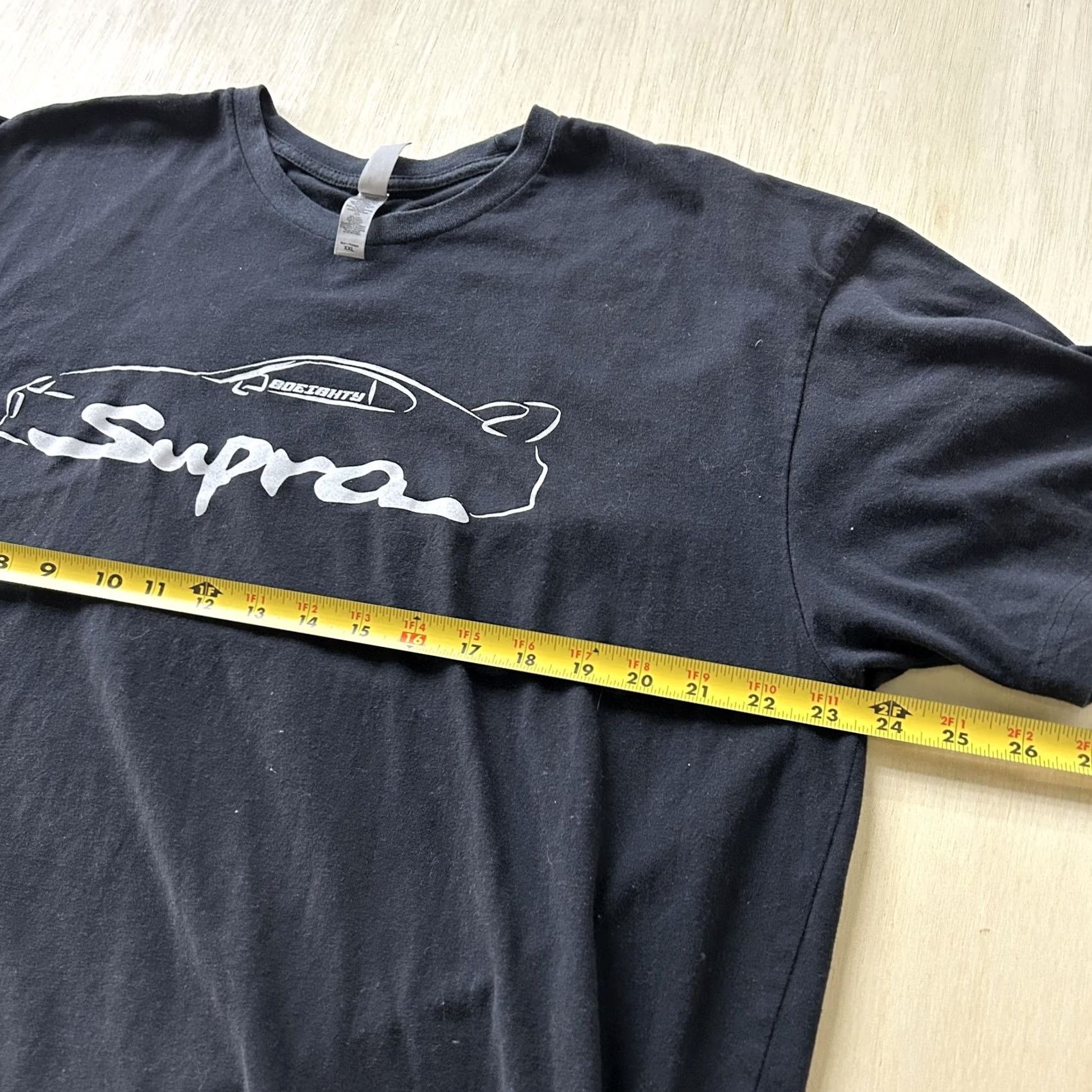 Next Level Toyota Supra Shirt Mens 2XL Black Next Level Apparel Car Graphic Tee T-Shirt Size US XXL / EU 58 / 5 - 5 Thumbnail