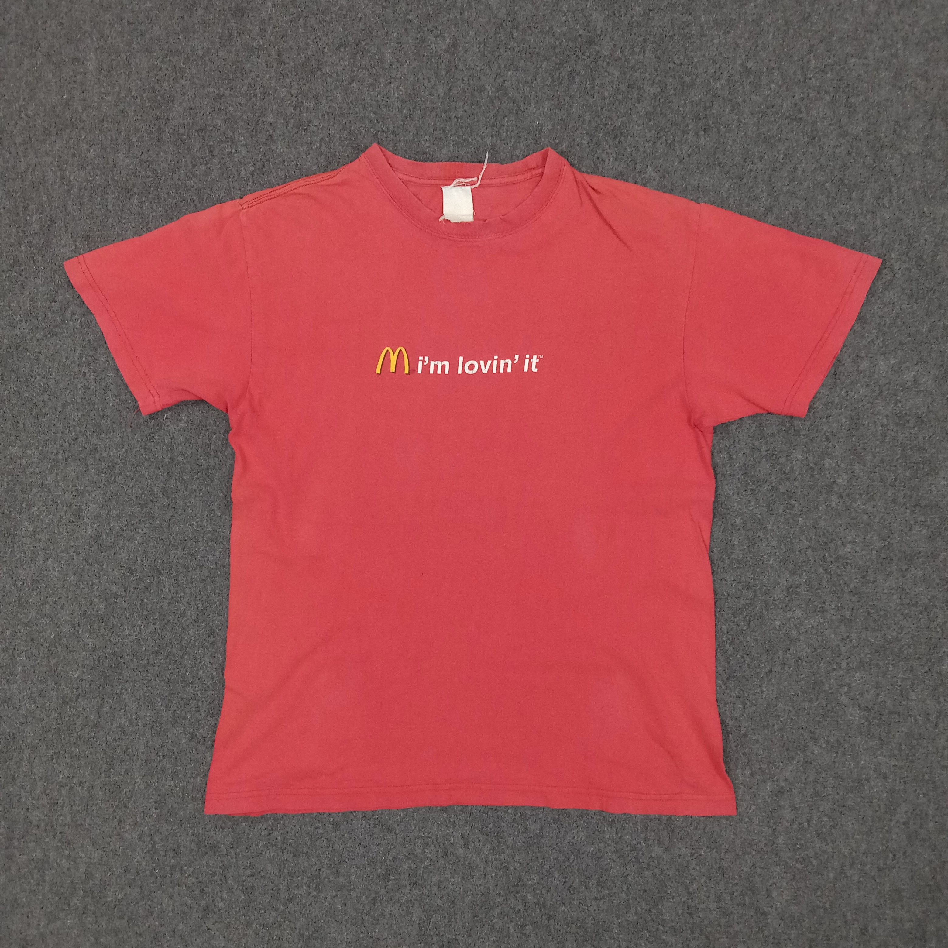 Mc Donald I'm Loving' It Restaurant Promo MCD Tshirt