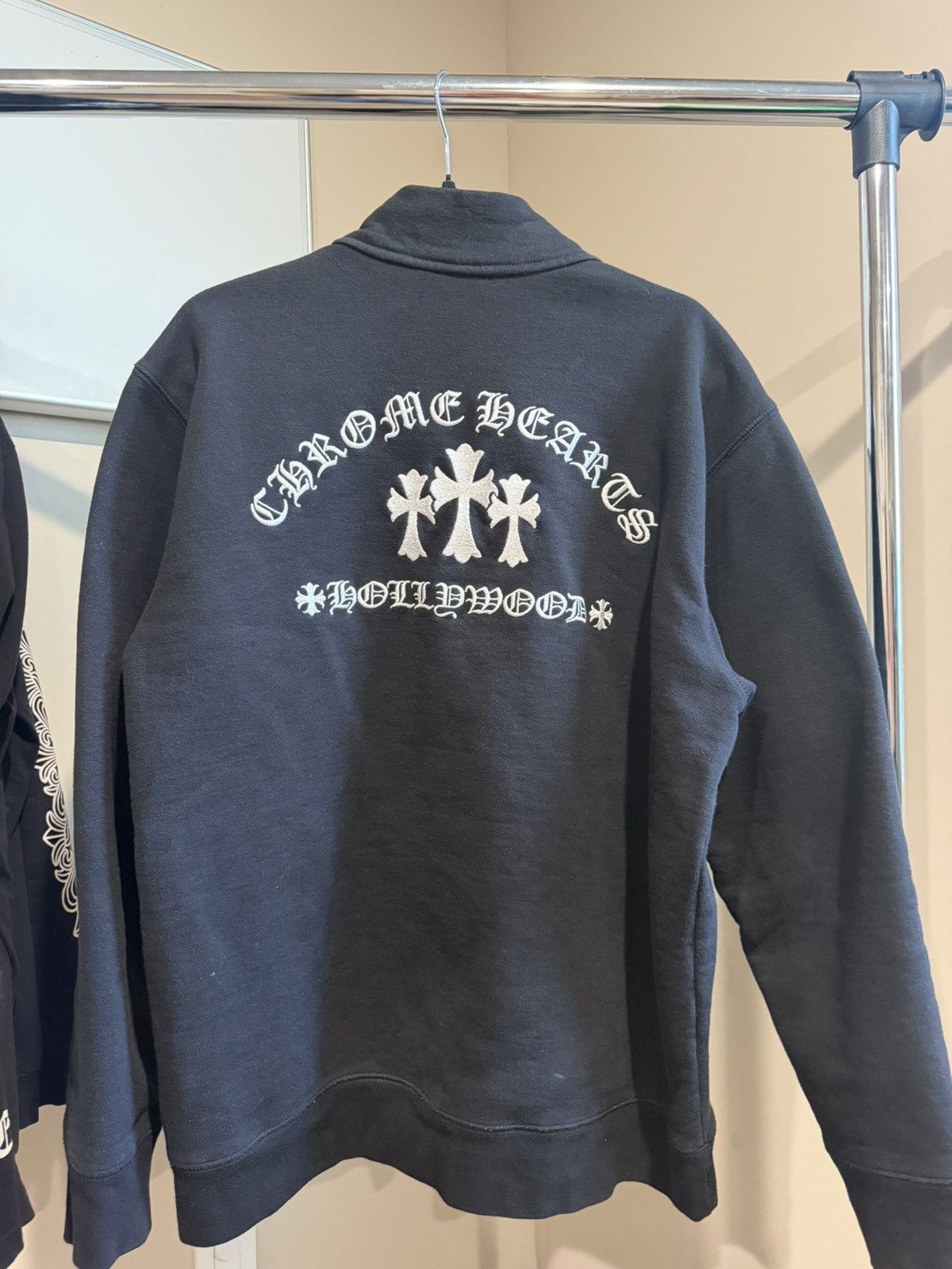 Chrome Hearts Chrome Hearts King Taco Quarter-zip Sweater Size US L / EU 52-54 / 3 - 1 Thumbnail