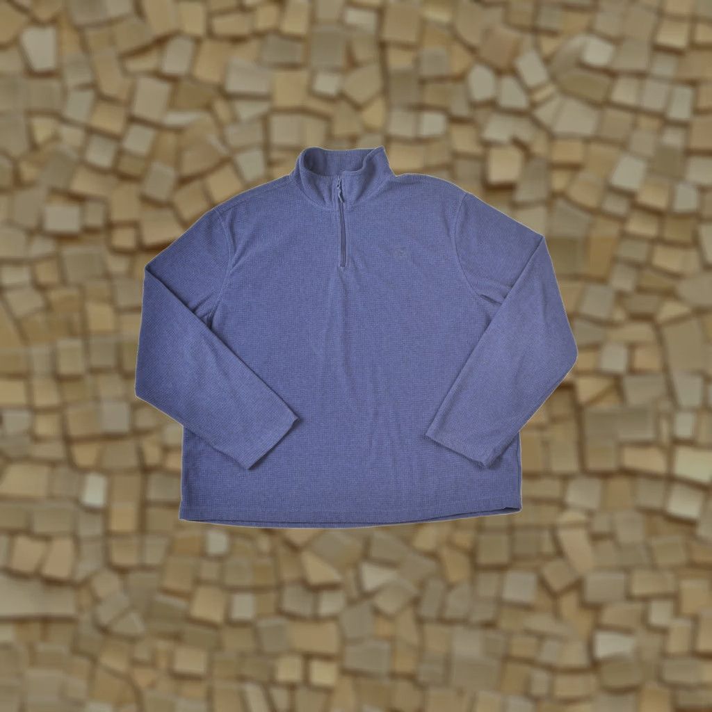 Starter Starter Vintage Blue Waffle Fleece Jacket XL Men Jordan Made in Jordan RM32Y039N Size XL Blue Size US XL / EU 56 / 4 - 1 Thumbnail