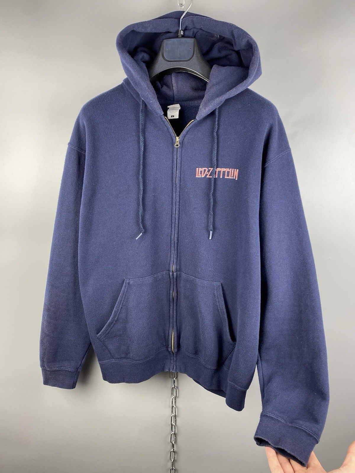 Band Tees Led Zeppelin Full Zip Printed Band Rock Hoodie Size US L / EU 52-54 / 3 - 9 Thumbnail