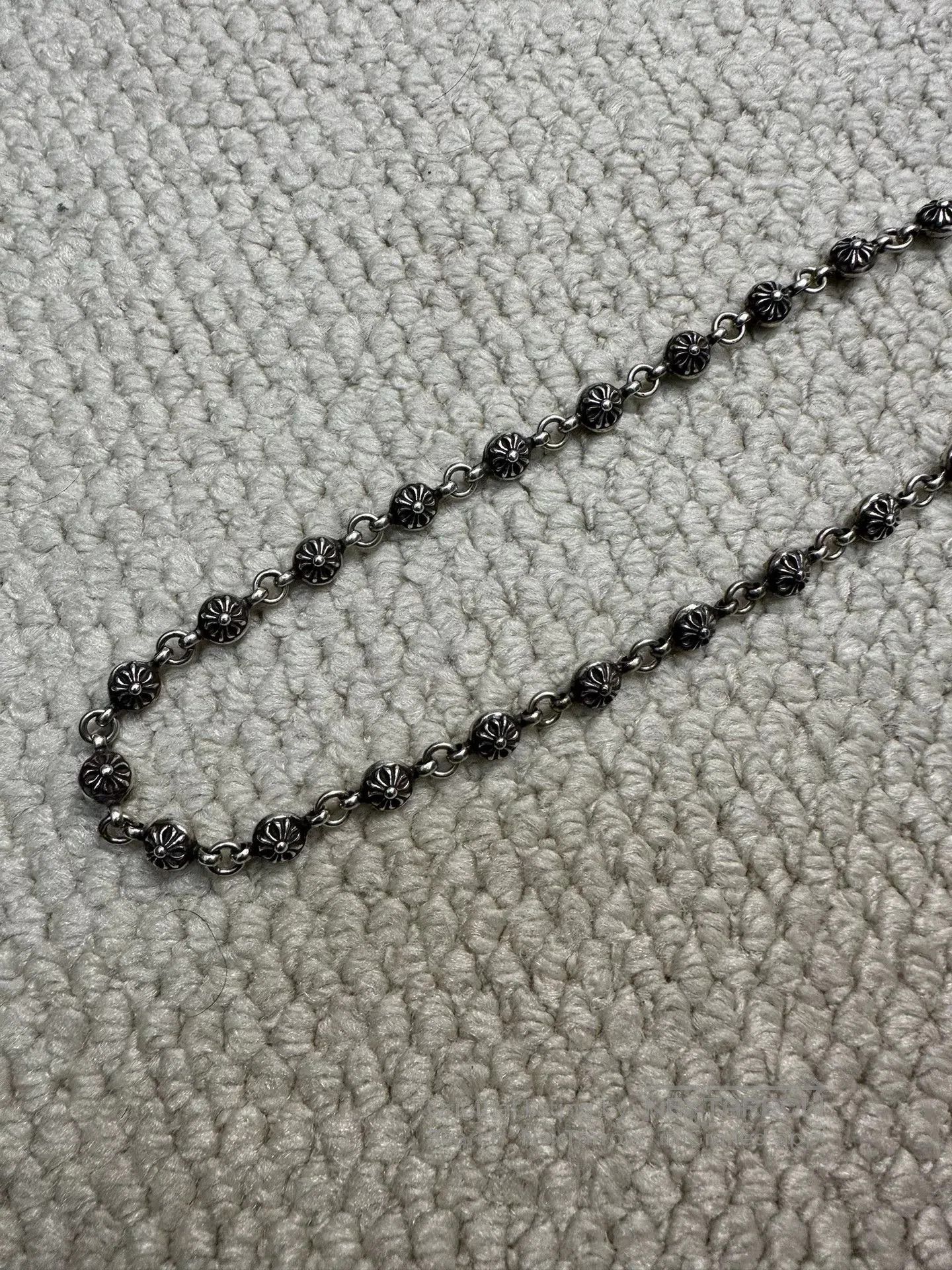 Chrome Hearts Chrome Hearts Cross Ball Lobster Clasp Chain. Size ONE SIZE - 2 Thumbnail