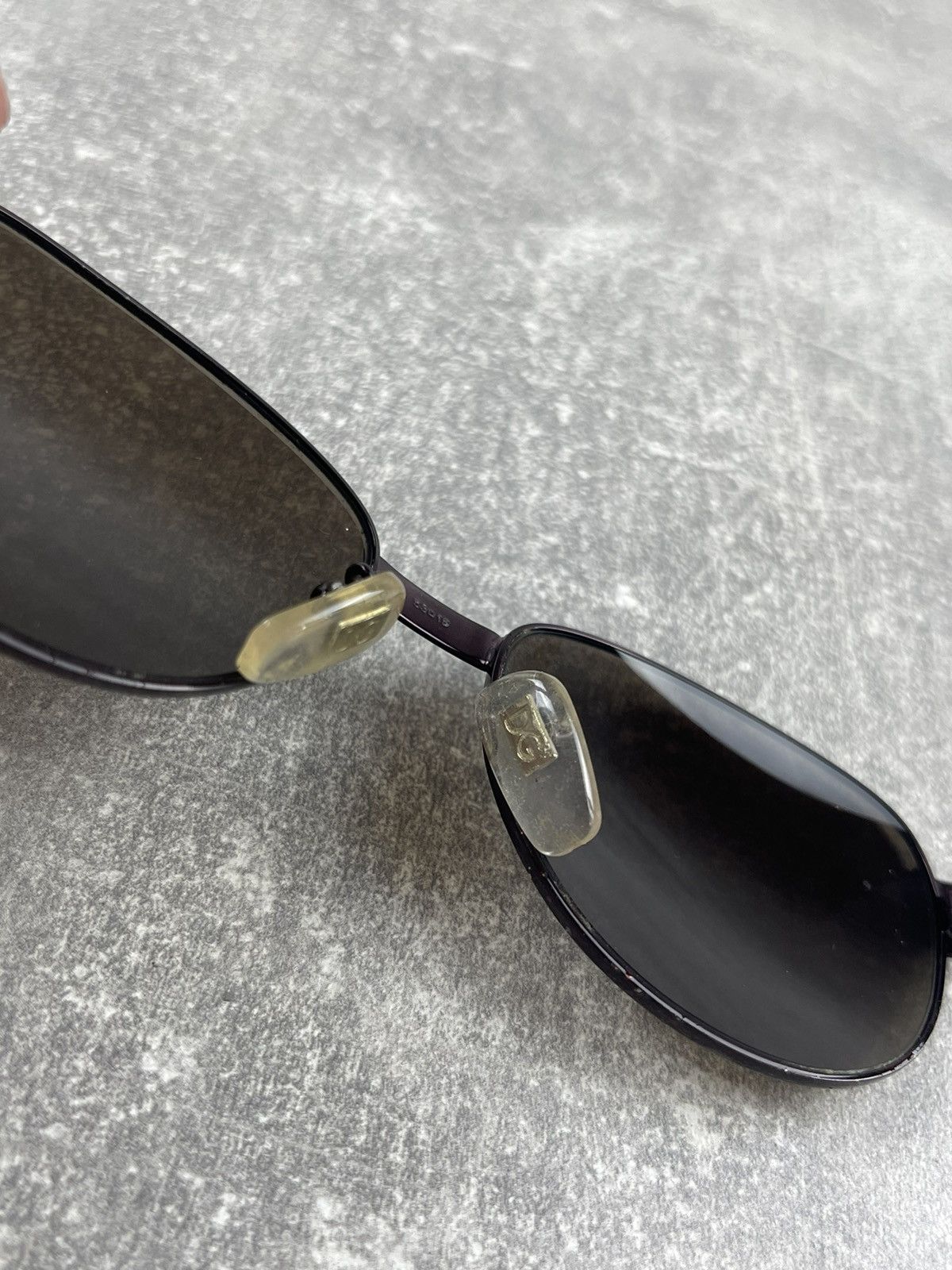 Dolce & Gabbana Dolce & Gabbana Old Money 00s Oval Purple Sunglasses Size ONE SIZE - 9 Thumbnail
