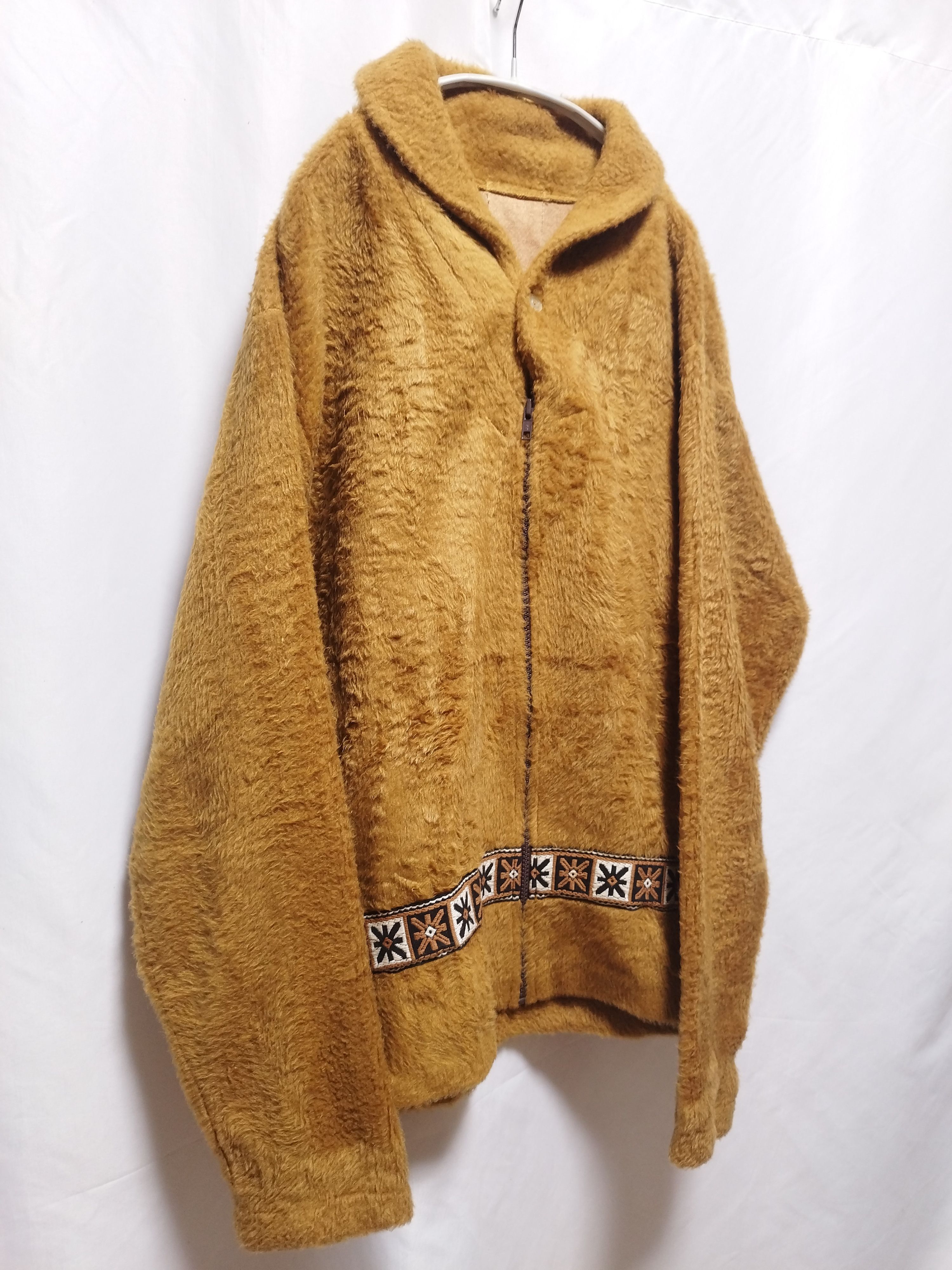 Vintage 60S Kodiak campus fake fur jacket native | Grailed