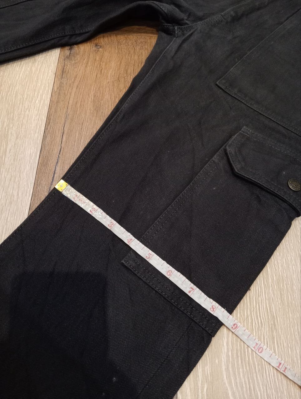 Real Japan Blues R.J.BLUES JAPAN 6 POCKET CARGO SELVEDGE DENIM PANTS Size US 29 - 19 Thumbnail