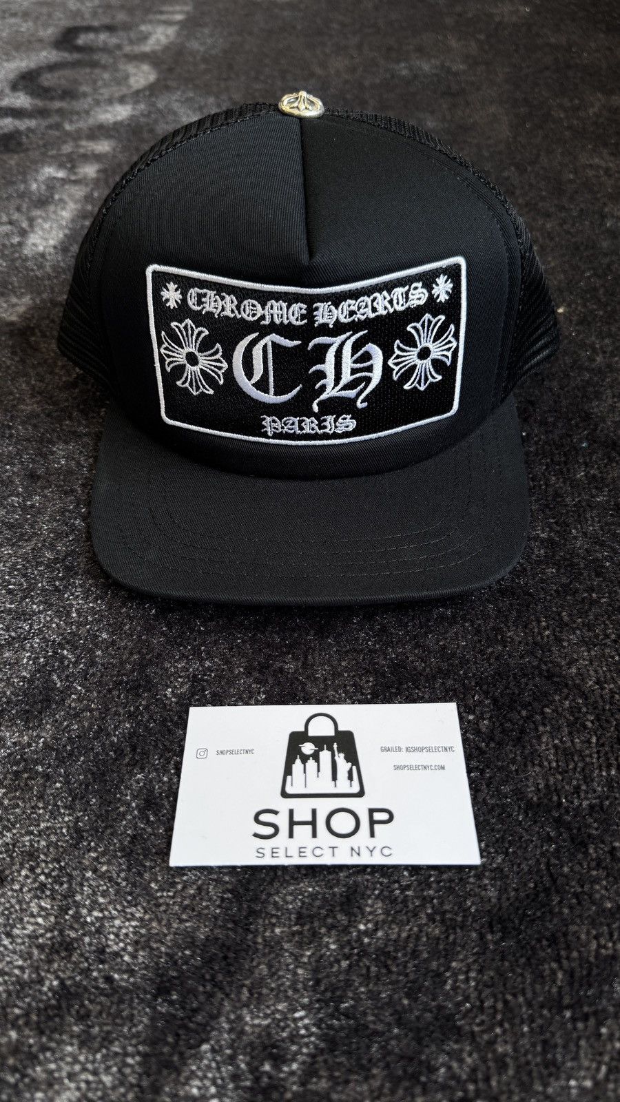 Chrome Hearts BRAND NEW CHROME HEARTS PARIS TRUCKER HAT Size ONE SIZE - 1 Thumbnail