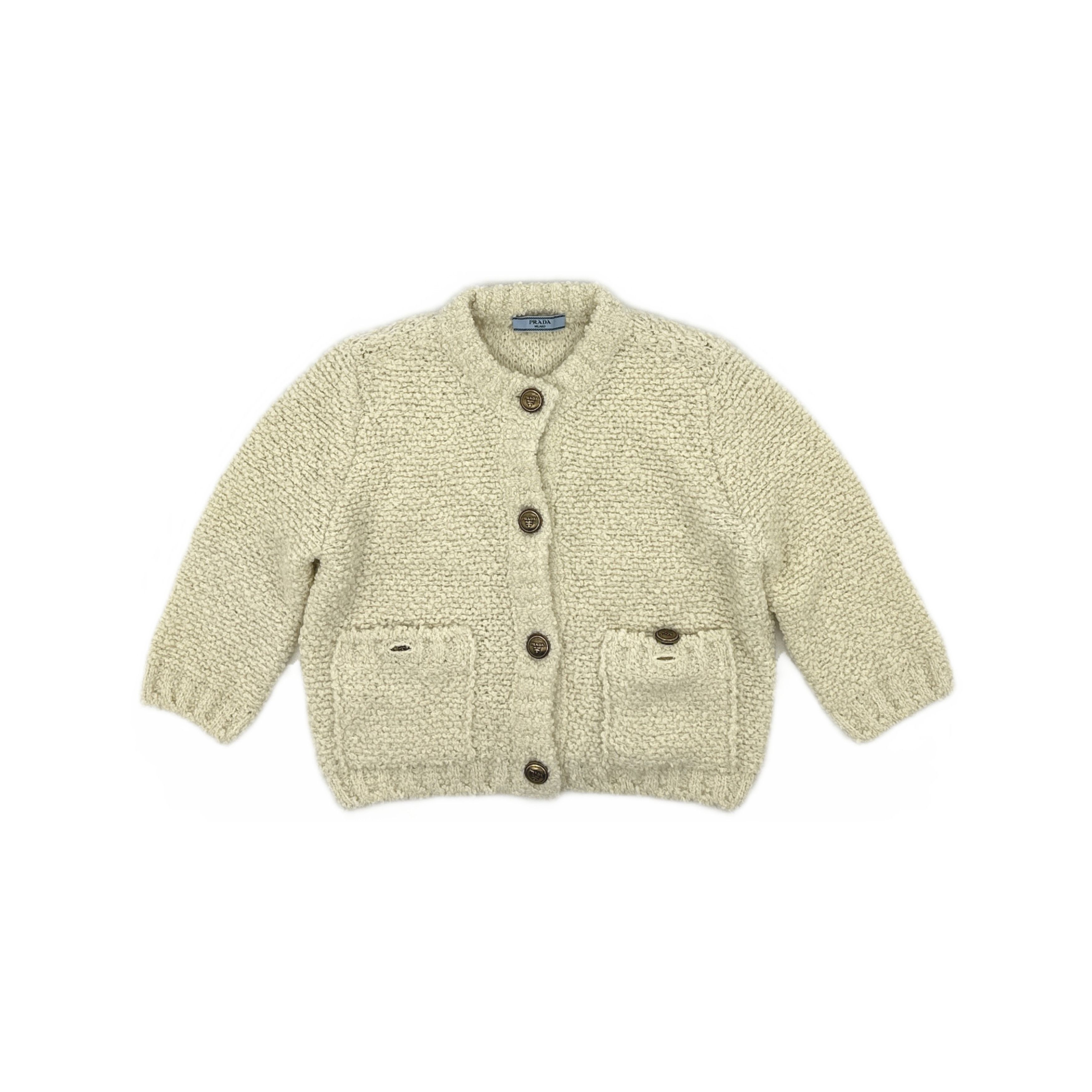 Prada Prada Textured Knit Cardigan Size 40 Size S / US 4 / IT 40 - 1 Thumbnail