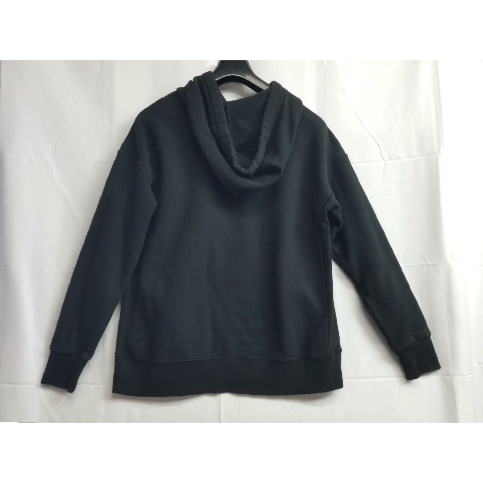 Vintage Zella Women's Hoodie Pullover Black Size Small Long Sleeve Hooded Size S / US 4 / IT 40 - 2 Thumbnail