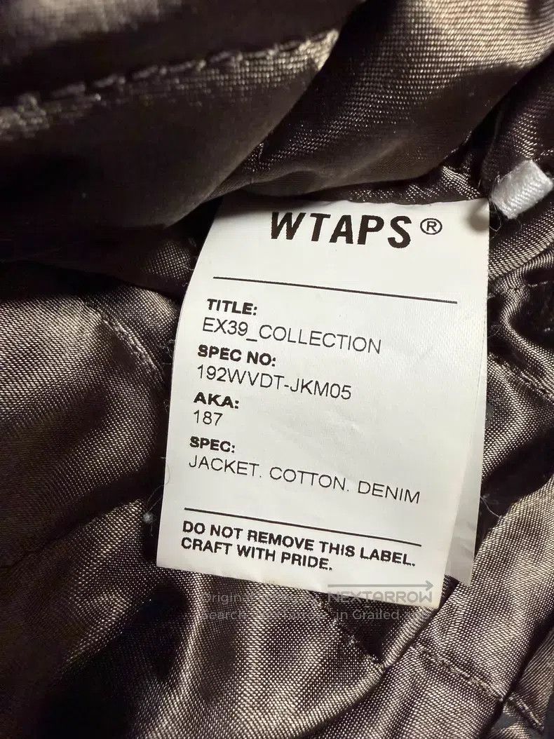 Wtaps Wtaps Classic water-washed distressed style jacket Size US M / EU 48-50 / 2 - 6 Thumbnail