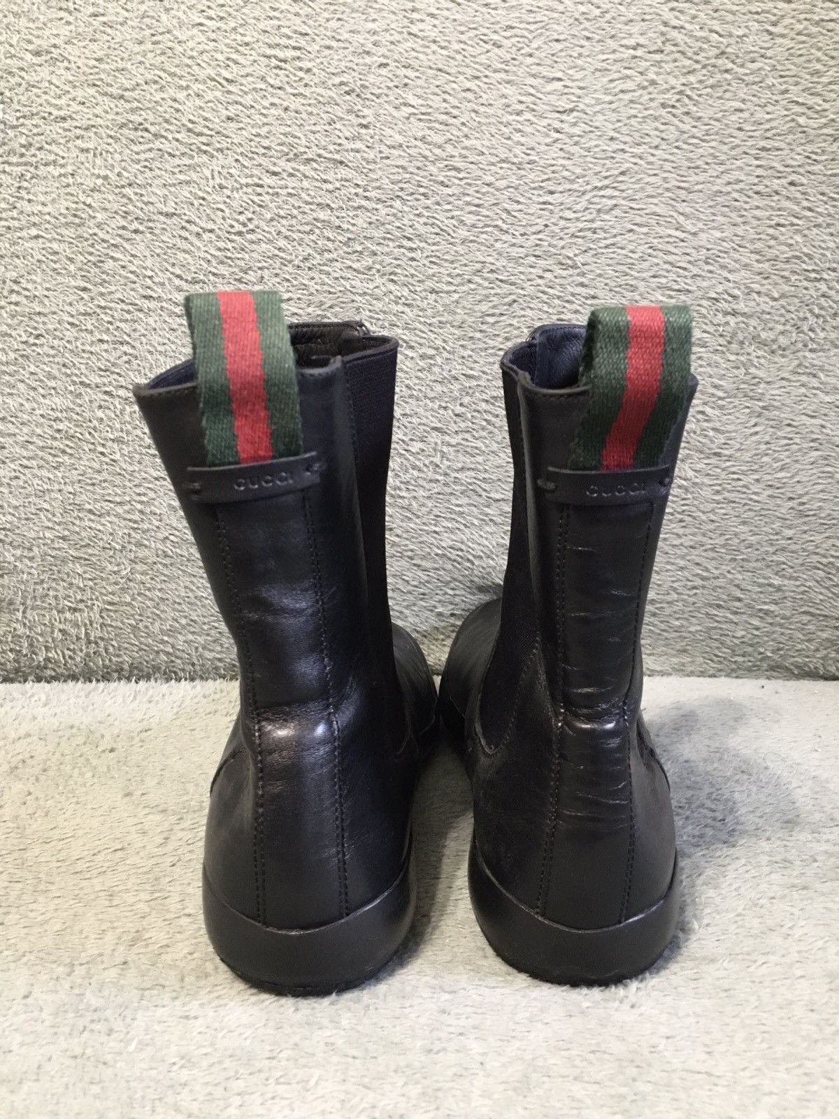 Gucci GUCCI Black Leather Chelsea Ankle Boots Size EU 37 Size US 7 / IT 37 - 4 Thumbnail