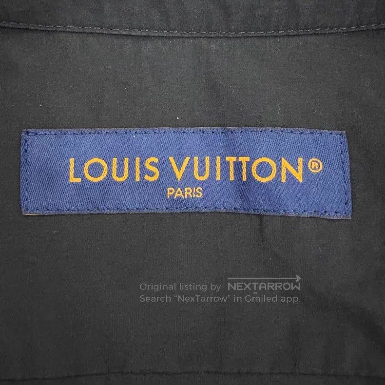 Louis Vuitton Louis Vuitton Black Half Zip Embroidered Hot Air Balloon T Size US L / EU 52-54 / 3 - 3 Thumbnail