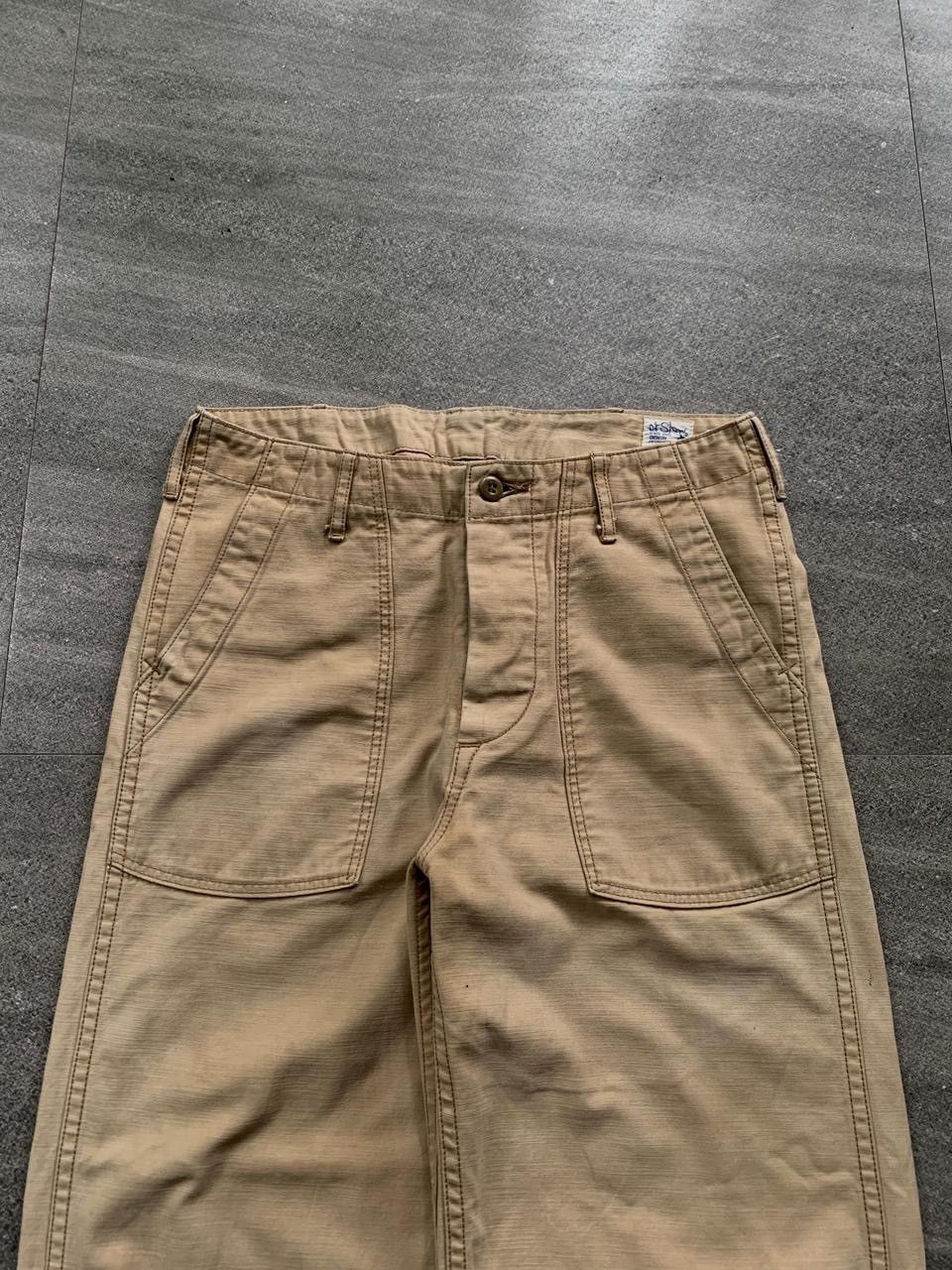 Orslow FREE TAX! Fatigue Faded Pants Size US 28 / EU 44 - 2 Thumbnail