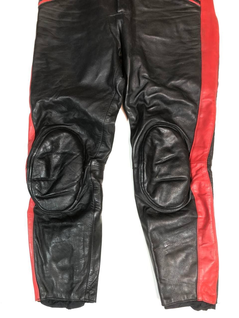 Leather Vintage Rare Avangarde Racing Moto Leather Pants Size US 35 - 3 Thumbnail