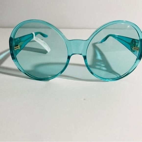 Gucci GUCCI GG0954S 001 Prestige Light Blue Sunglasses","descripti Size ONE SIZE - 8 Thumbnail