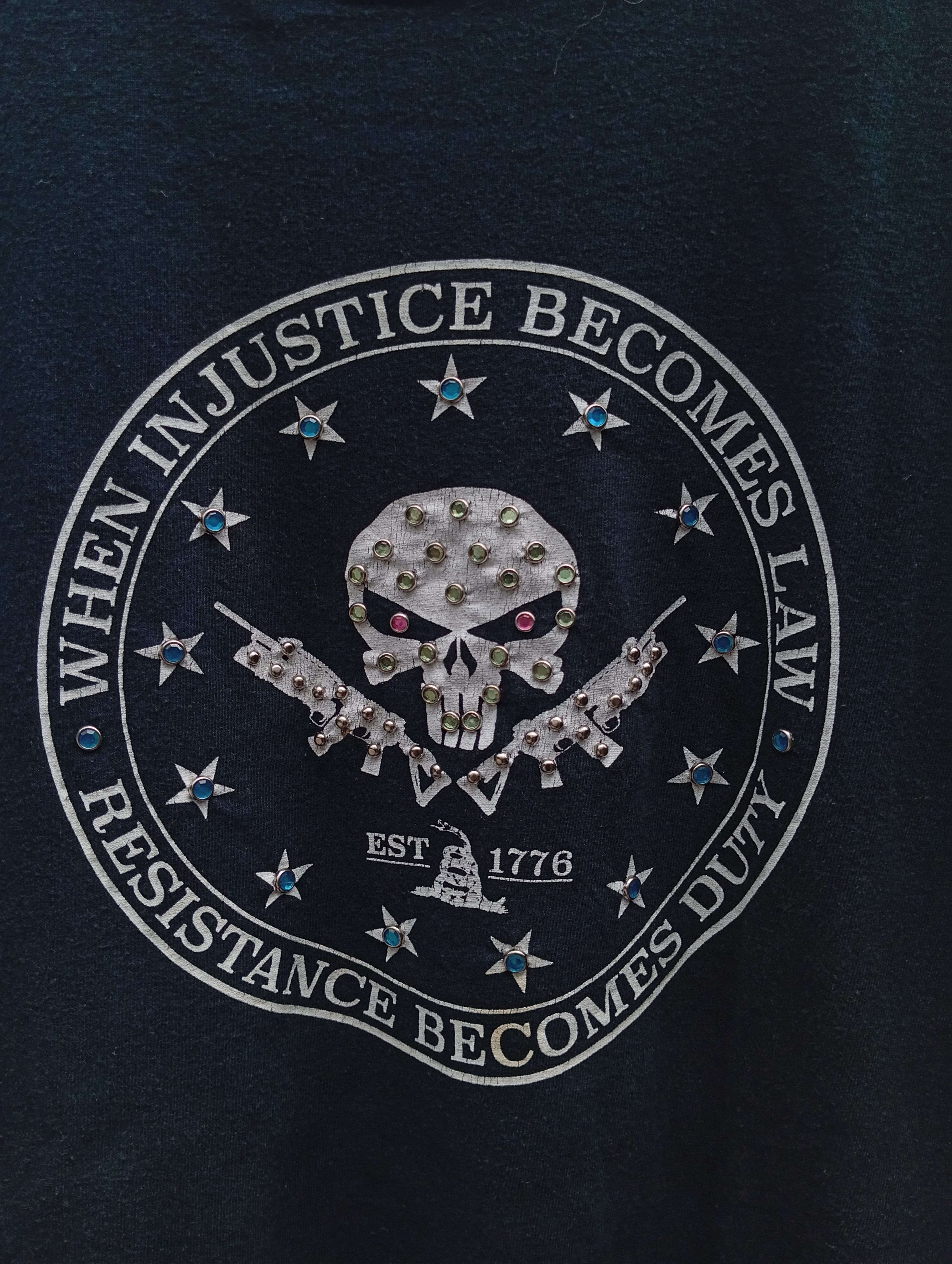 Vintage Vintage y2k skull duty tee Size US XL / EU 56 / 4 - 5 Thumbnail