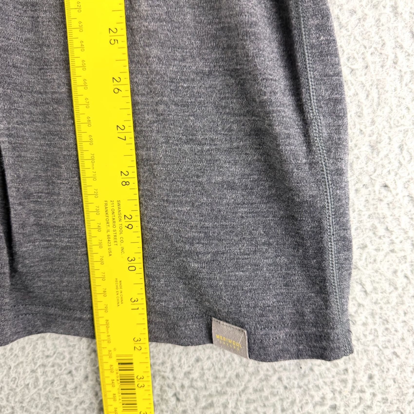 Vintage Meriwool Layers 250 Midweight Half Zip Shirt Mens XL Gray Long Sleeve Wool Size US XL / EU 56 / 4 - 7 Thumbnail