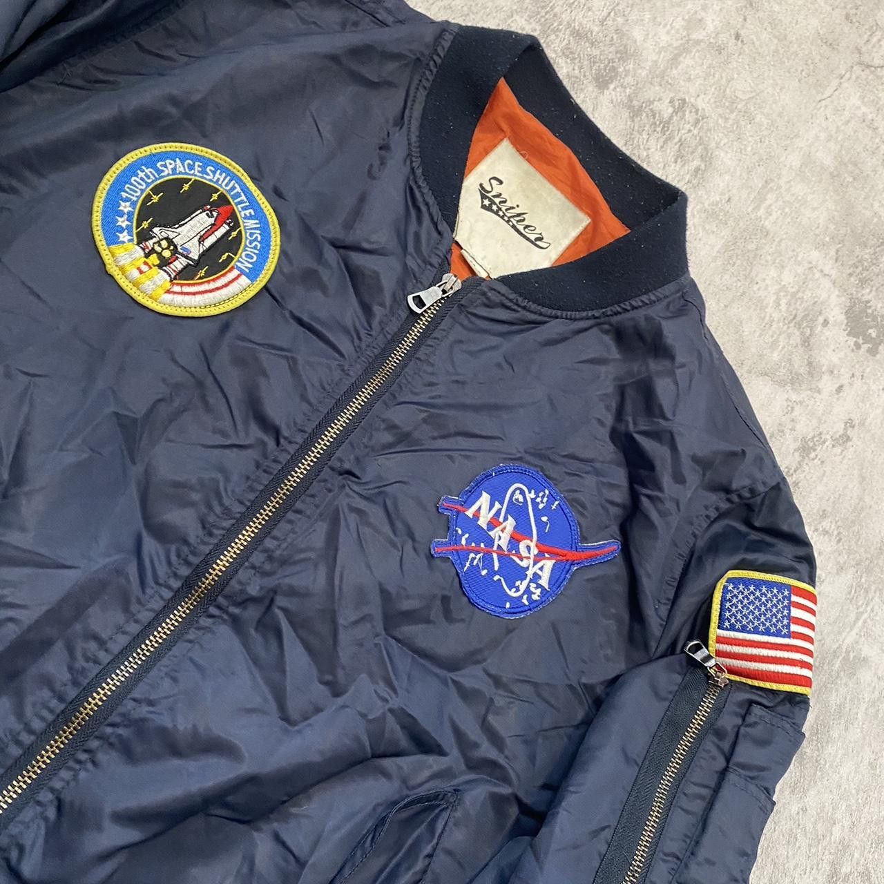 NASA Navy and multi-coloured bomber jacket Size US S / EU 44-46 / 1 - 2 Thumbnail