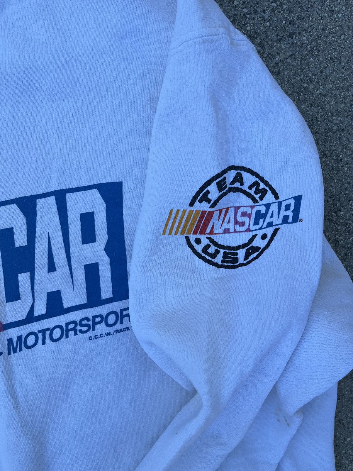 NASCAR × Vintage Vintage NASCAR Crewneck Sweatshirt Pullover Officially USA Size US XL / EU 56 / 4 - 4 Thumbnail