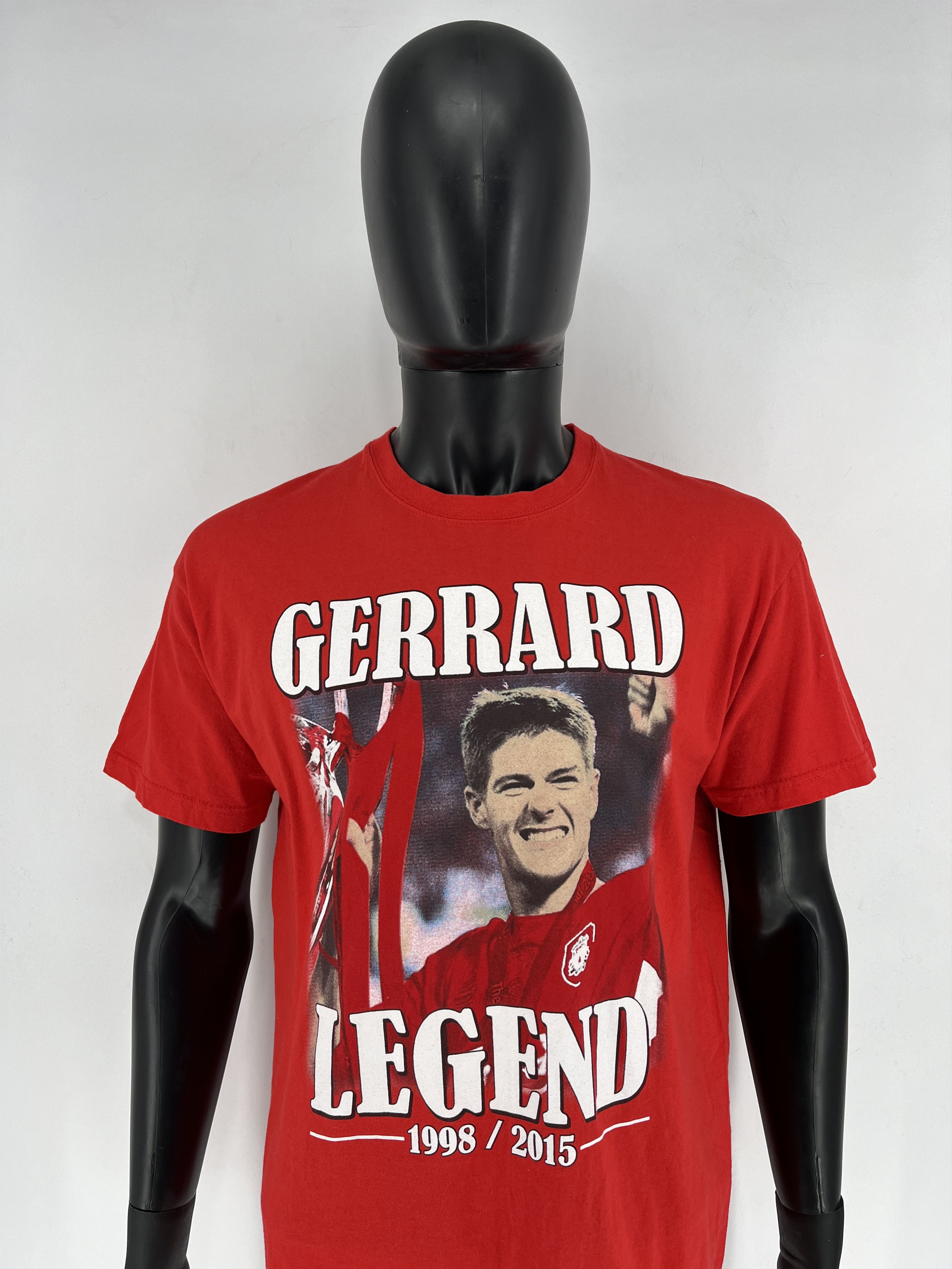 Other 00s Steven Gerrard Liverpool Shirt Vintage Football Jersey Size US L / EU 52-54 / 3 - 1 Thumbnail
