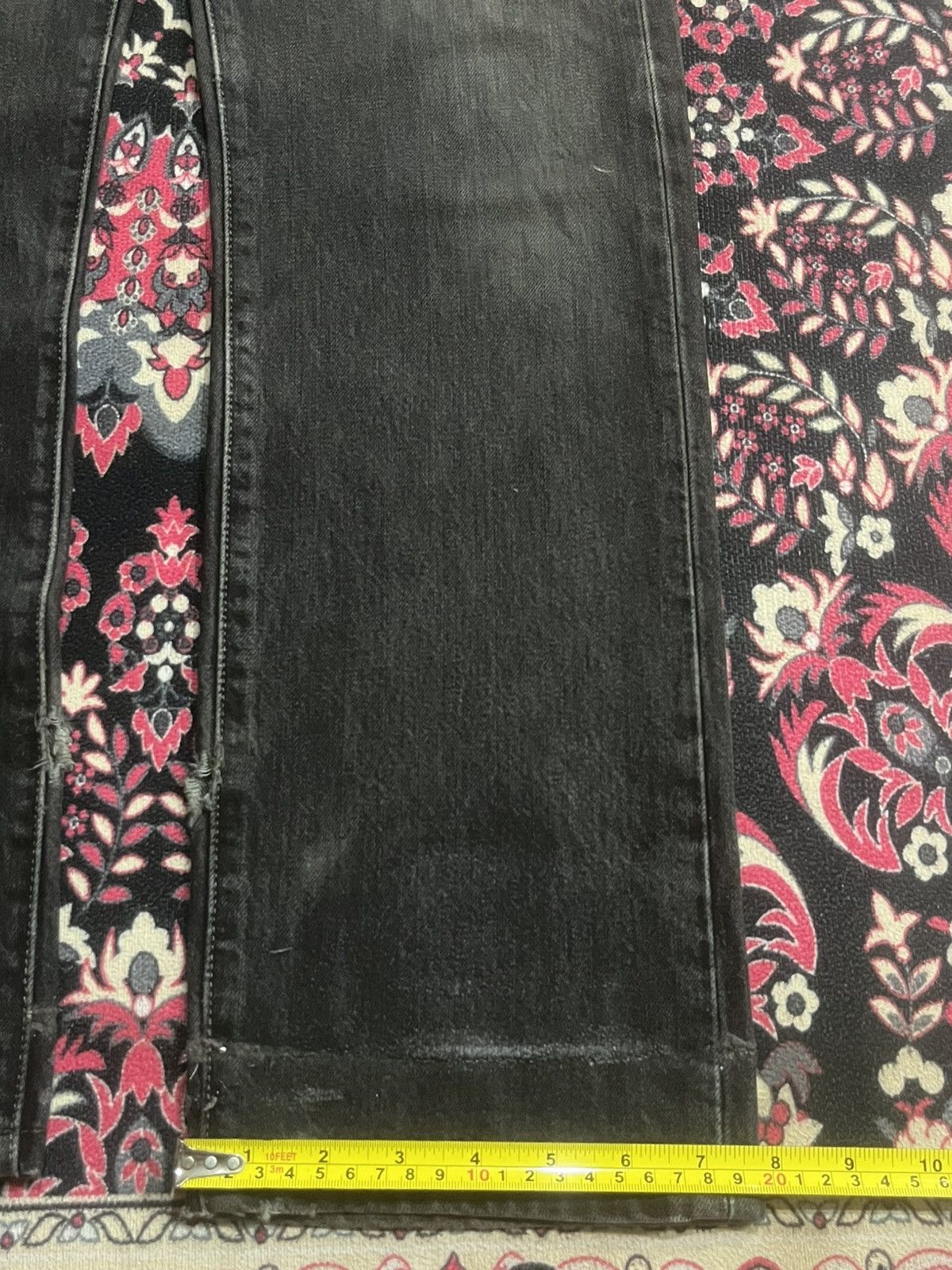 Levi's Vintage Y2K Levi’s 501 Black Faded Washed Frayed Leg Jeans Size US 29 - 19 Thumbnail