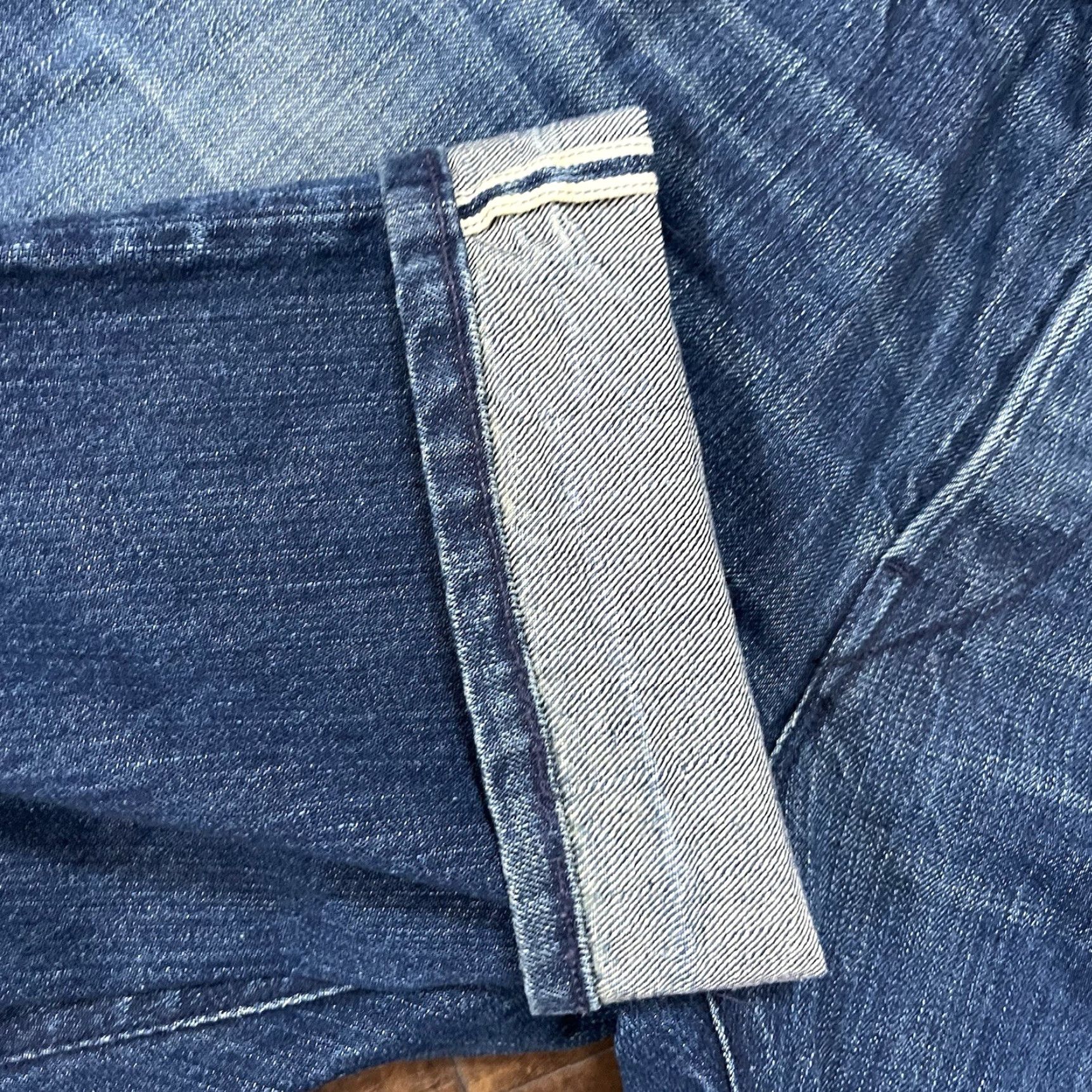 3x1 3x1 M3 Men's Slim Straight Leg Selvage Denim Jeans Medium Wash 30x32 Blue Size US 30 / EU 46 - 2 Thumbnail