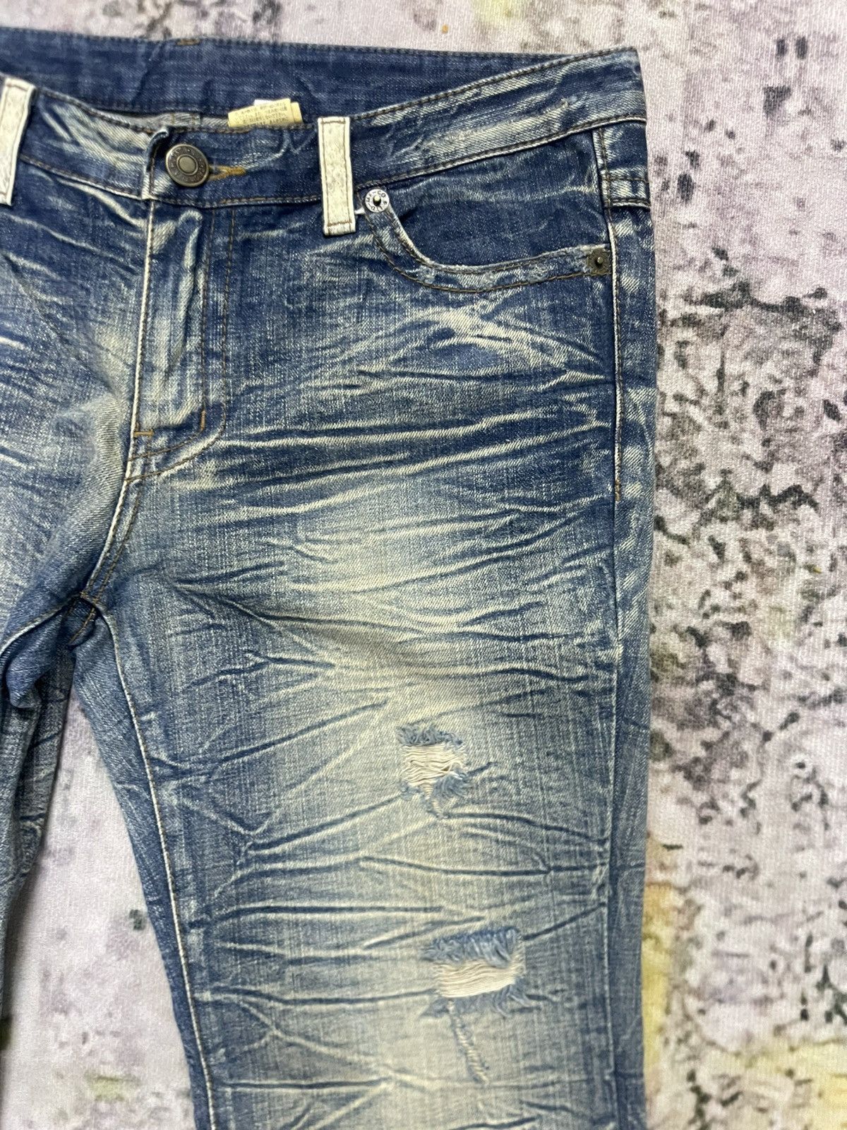 Other Flare Japanese Jeans Lightning Wash Real Vintage Size US 34 / EU 50 - 5 Thumbnail
