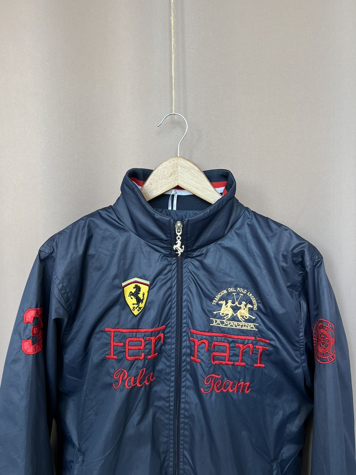 Ferrari La Martina Racing Ferrari La Martina Polo Team Jacket Mens Size M Full Zip Grailed