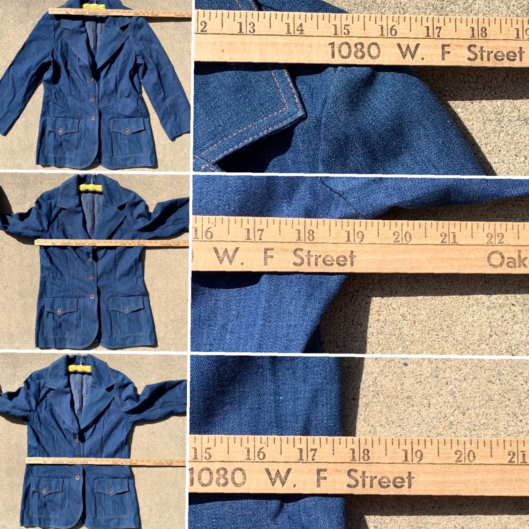 Vintage VINTAGE Koret City Blues denim blazer jacket Union Made In USA 1970s M/L Blue Denim Jacket Mens/Womens? Size M / US 6-8 / IT 42-44 - 7 Thumbnail