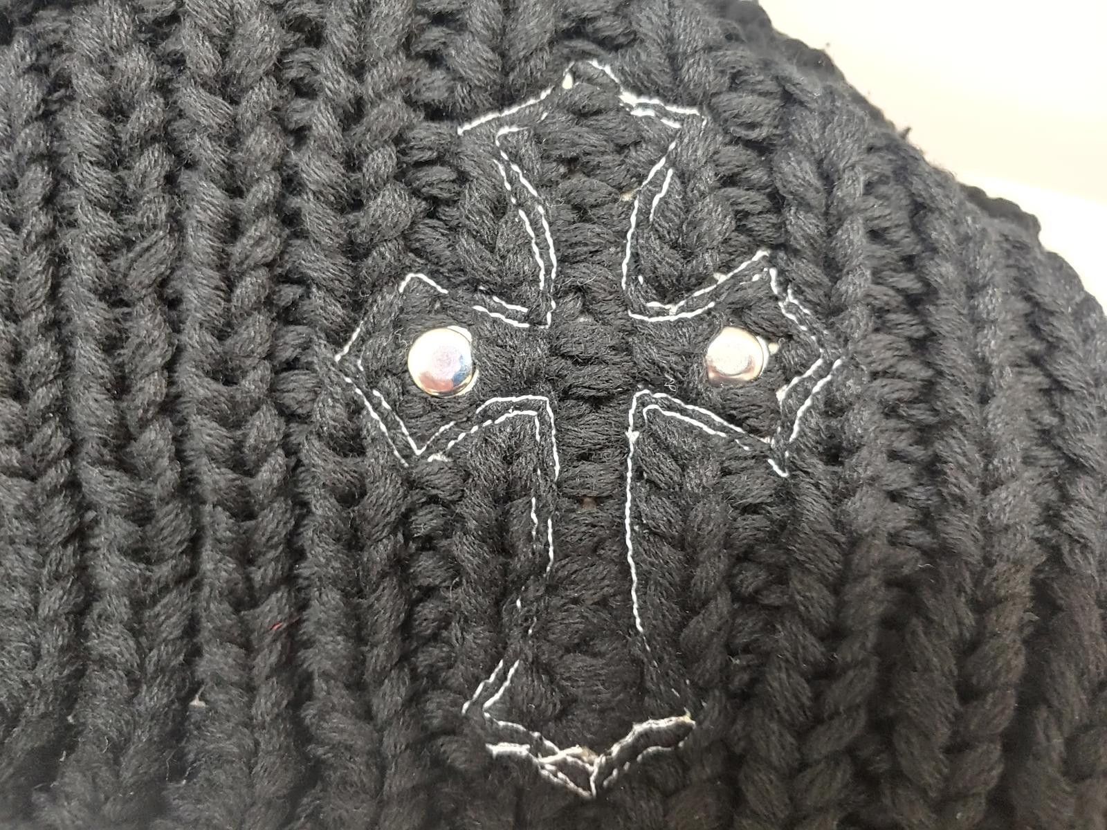 Chrome Hearts Chrome Hearts Cross Patch Knitted Sweater Size ONE SIZE - 9 Thumbnail