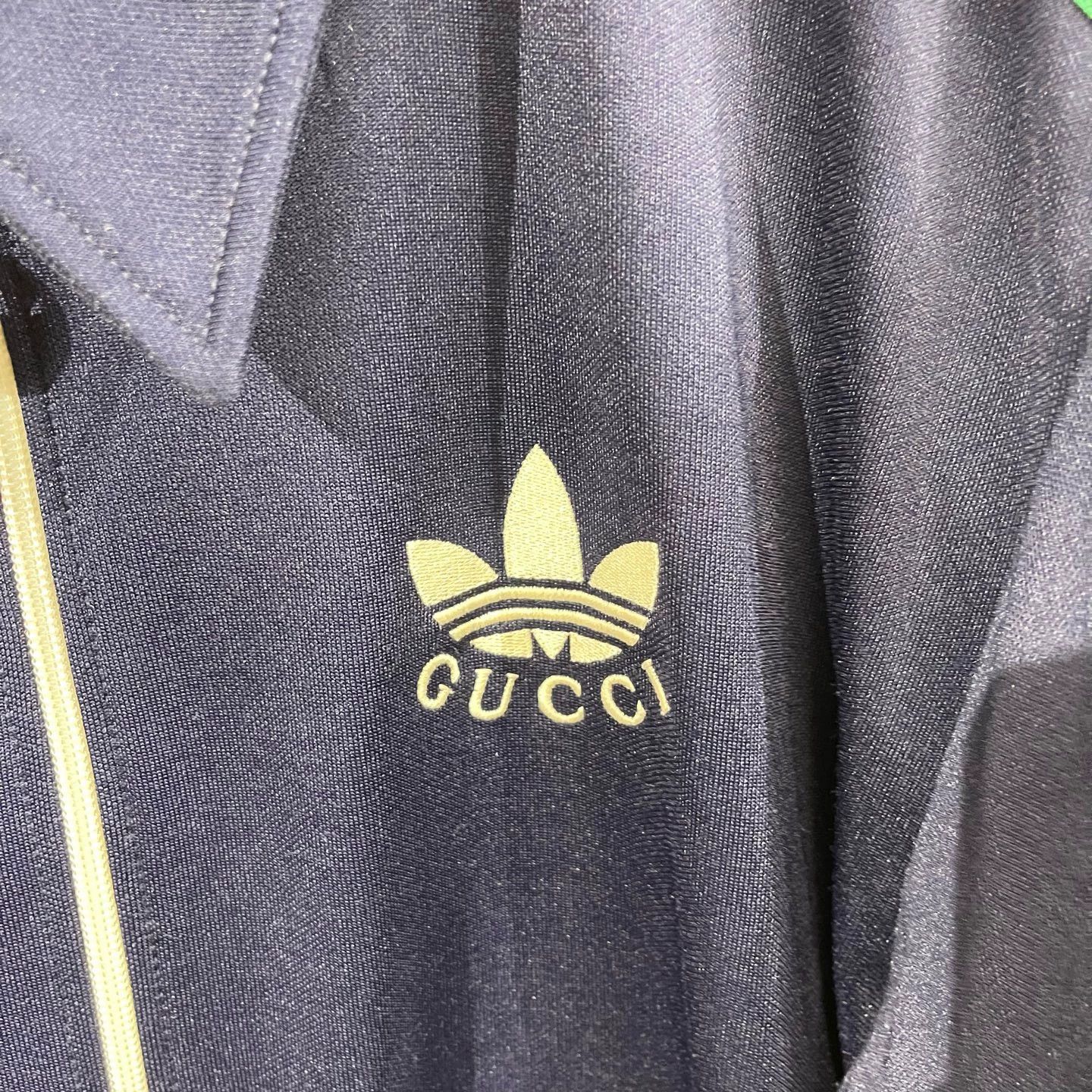 Gucci Gucci x adidas School Uniform Zip-Up Jacket XL Size US XL / EU 56 / 4 - 4 Thumbnail