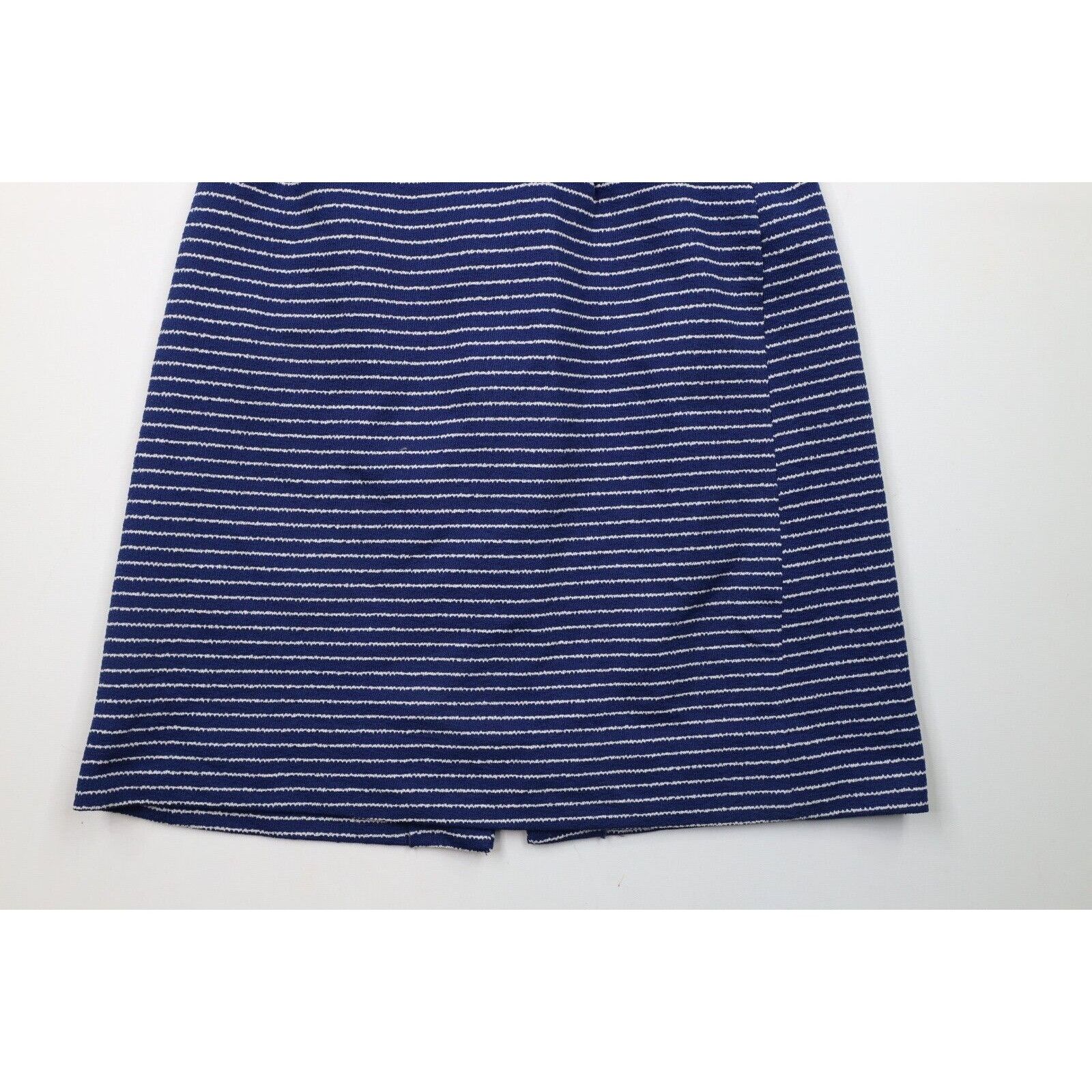 Vintage Vintage 60s 70s Streetwear Striped Knit Button Skirt Size 26" / US 2 / IT 38 - 10 Thumbnail