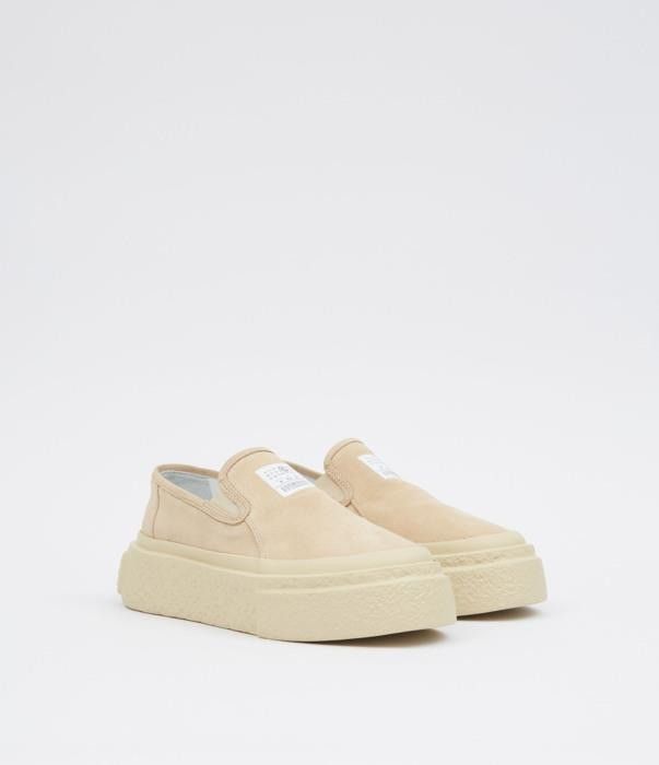 Maison Margiela o1bcso1str0426 MM6 Low-Top Sneakers in Beige Size US 8 / IT 38 - 2 Thumbnail
