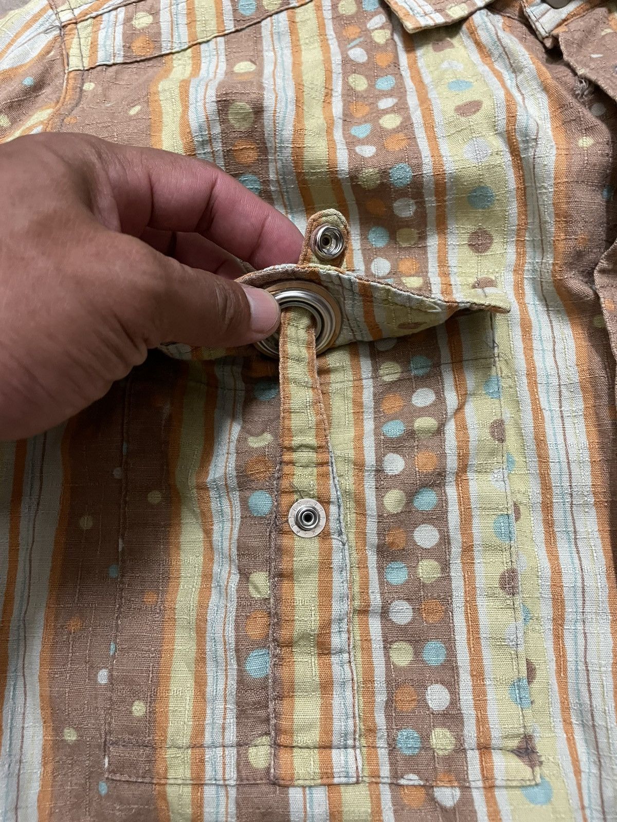 Designer × If Six Was Nine × Japanese Brand 291295 Pour Homme Button Up Shirt Made in Japan Punk Design Size US M / EU 48-50 / 2 - 7 Thumbnail