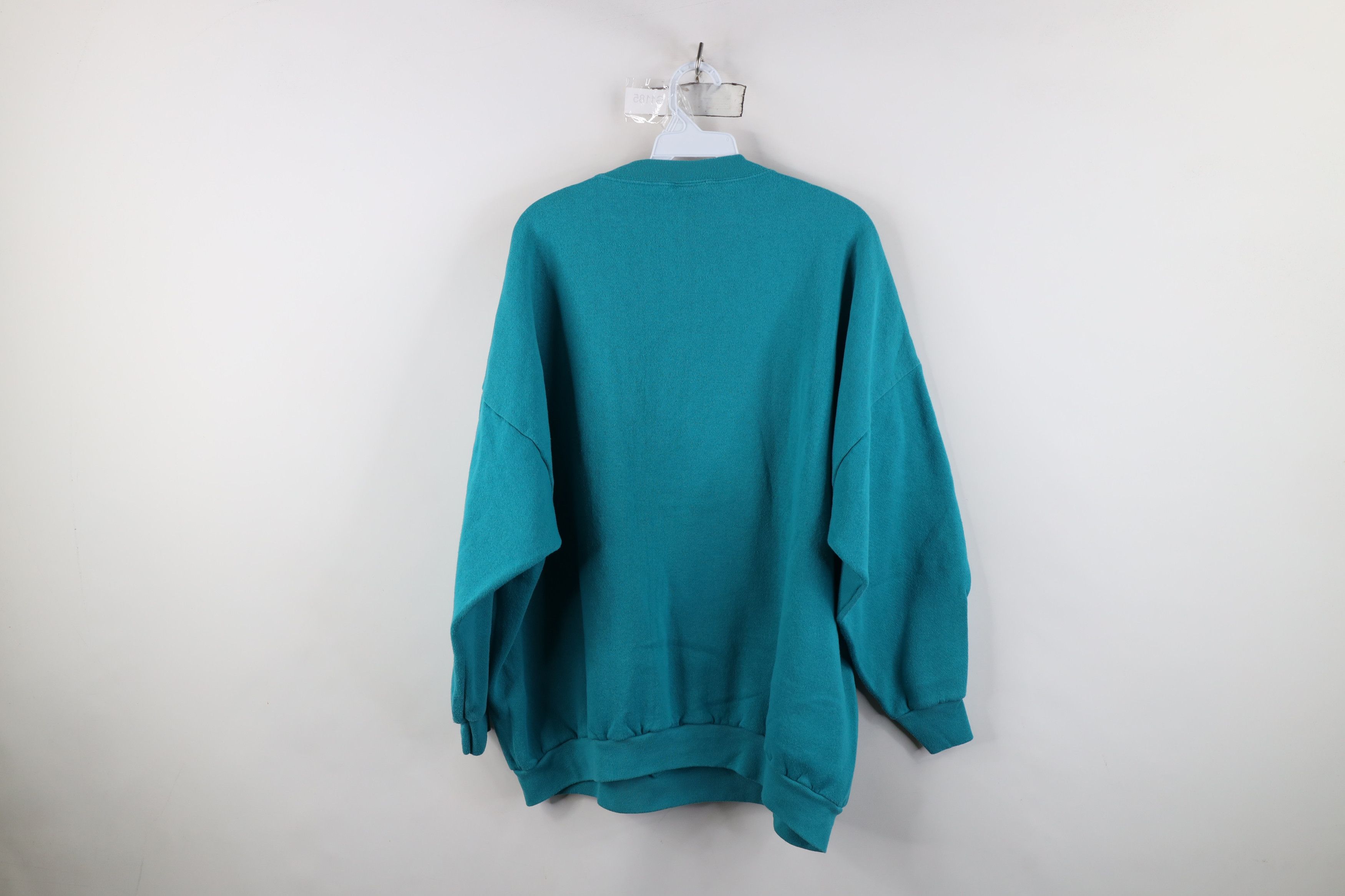 Vintage Vintage 90s Looney Tunes Spell Out Las Vegas Sweatshirt Teal Size 3XL / US 20-22 - 8 Thumbnail