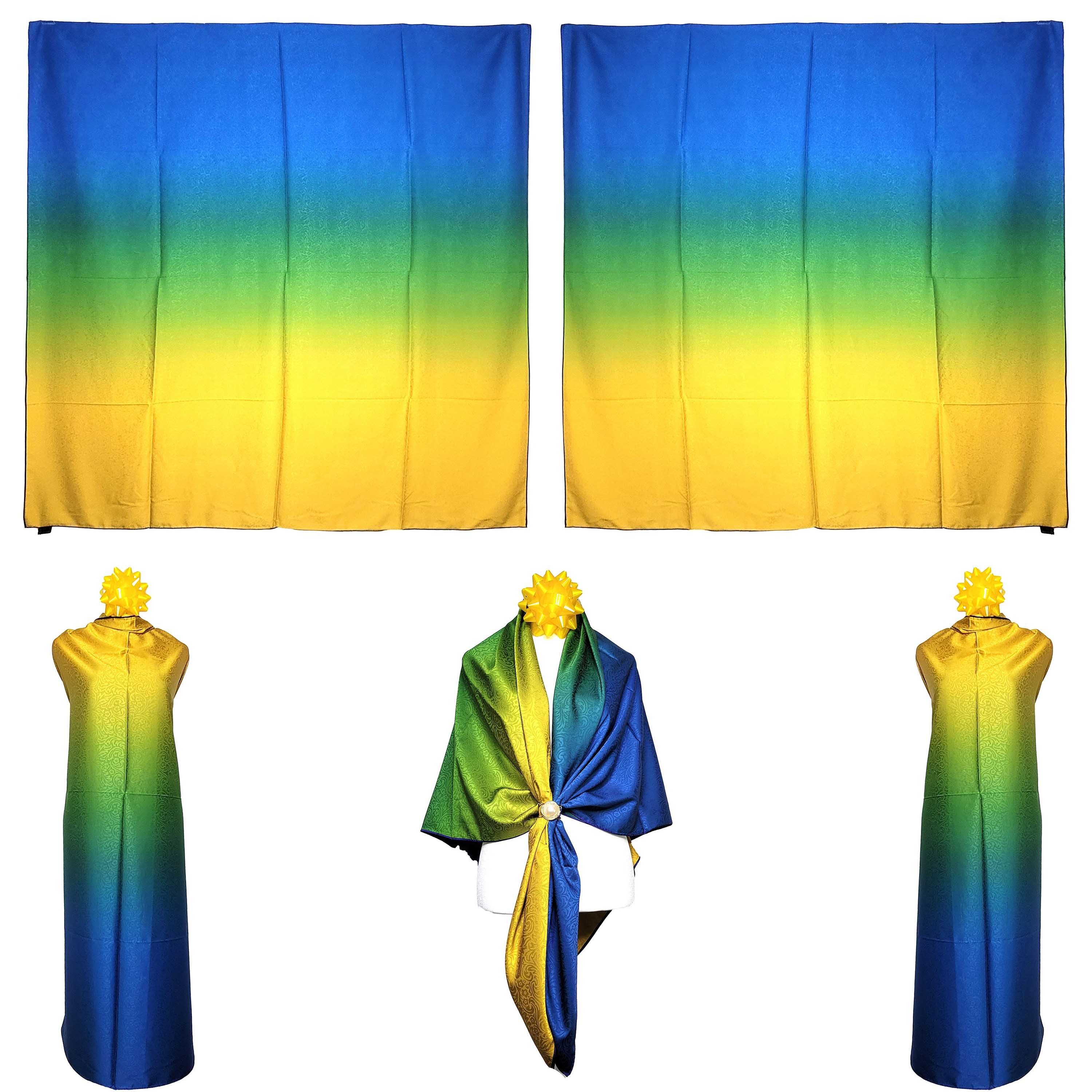Other NWT Double Sided Silk Scarf 52"x52" Large Square Wrap 3217 Size ONE SIZE - 1 Thumbnail