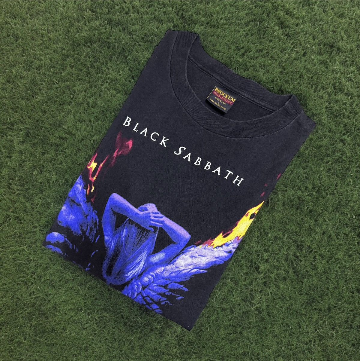 トップス Black Sabbath Cross Purpose Bootleg Tee Black Sabbath - Cross - Early 90's Vintage T-shirt XL