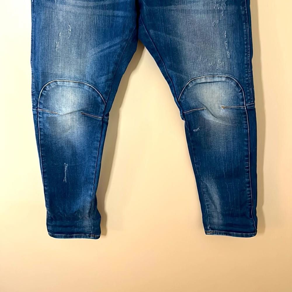 Designer Slim Fit31/30- G-Star -93%Ctn 5% poly 2% el- med blue Size US 31 - 4 Thumbnail