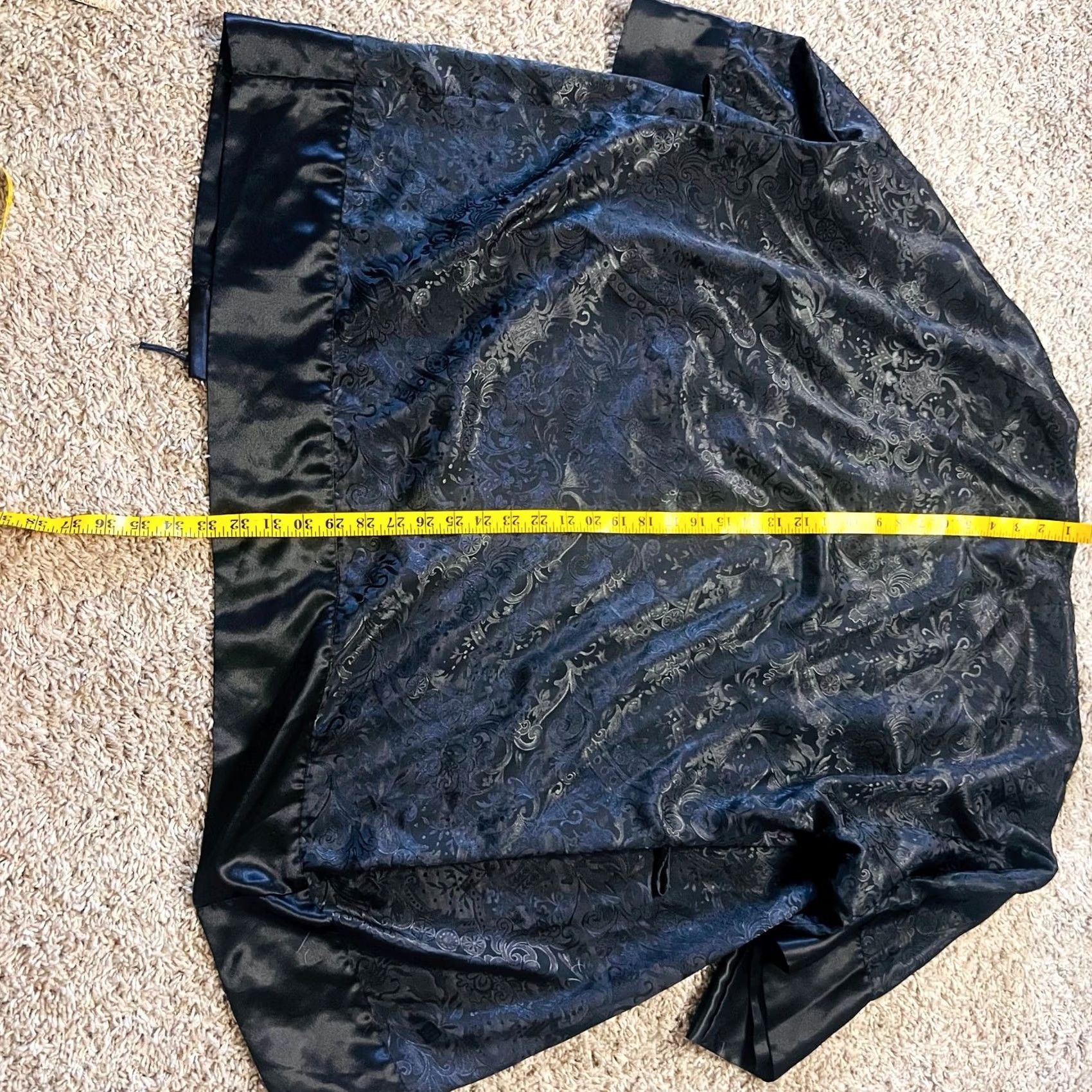 Victoria's Secret VINTAGE Victoria's Secret Robe Black Satin Kimono Belt One Size Robe Women OS Size ONE SIZE - 3 Thumbnail
