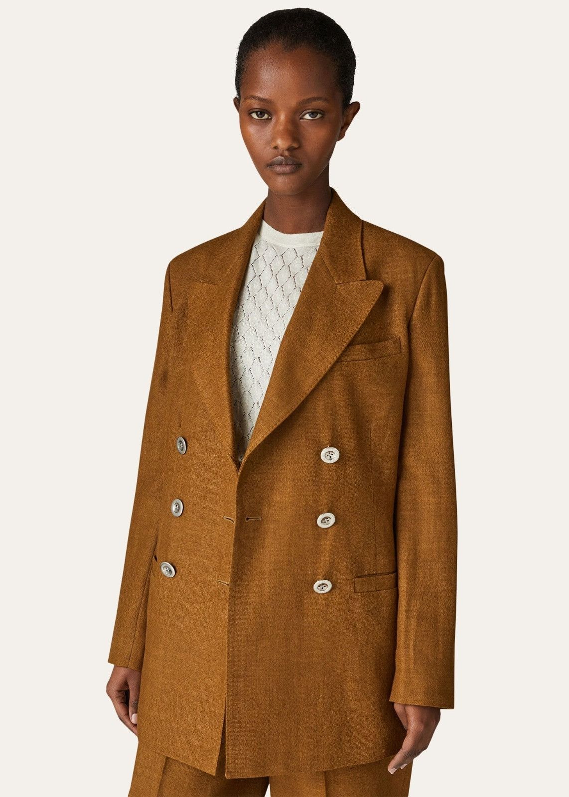 Loro Piana o1srvl11e1125 FAN2258 Jamilla Jacket in Brown Size XS / US 0-2 / IT 36-38 - 3 Thumbnail