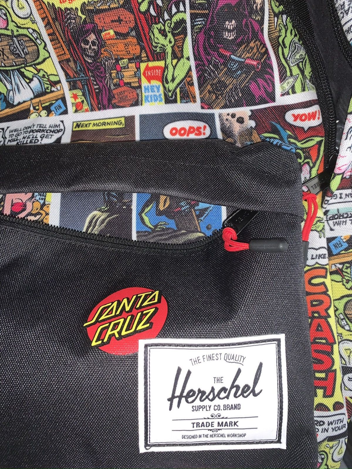 Herschel Supply Co. HERSCHEL X Santa Cruz Porkchop Hill Comic Book 15" Backpack Size ONE SIZE - 7 Thumbnail