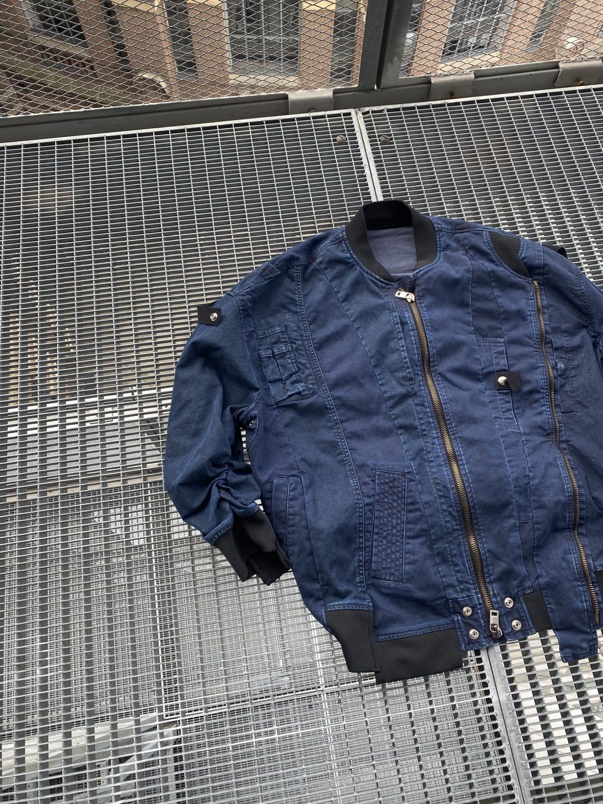 Diesel Mega Oversized Diesel Multipocket Deconstructed Bomber Size US S / EU 44-46 / 1 - 5 Thumbnail