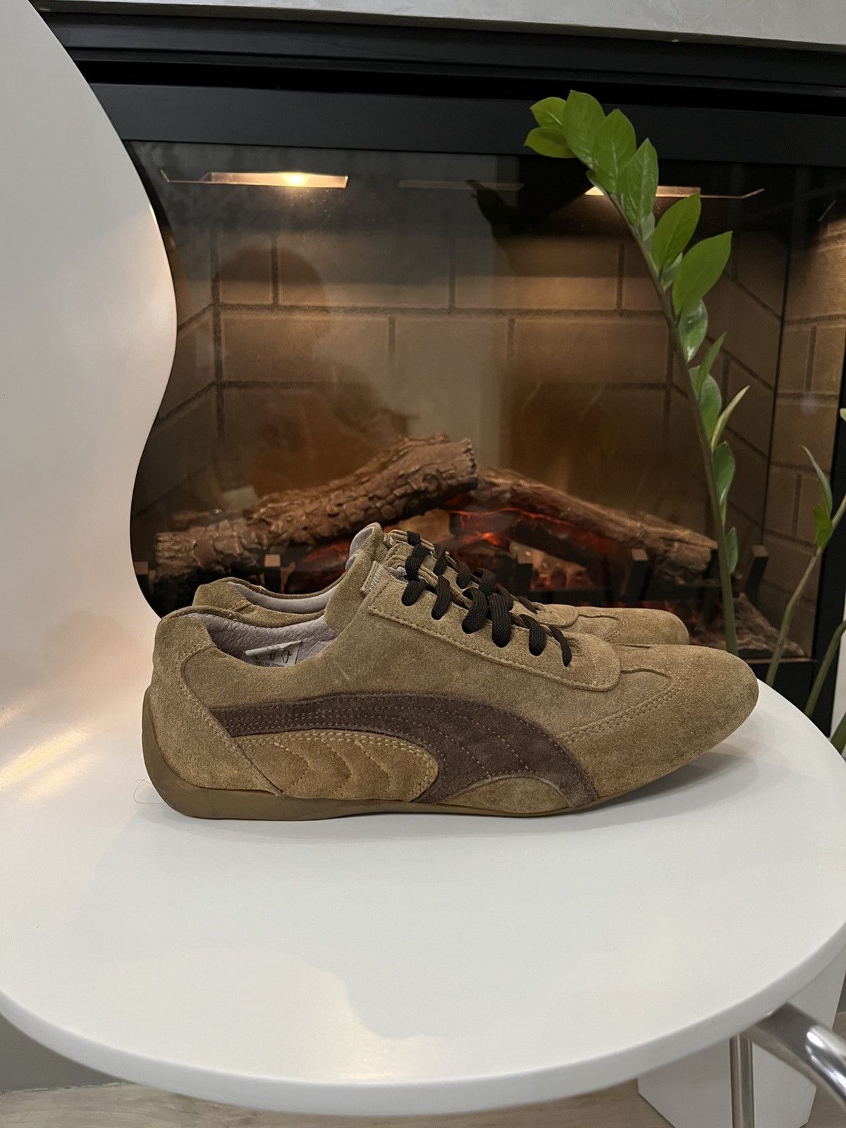 Dolce & Gabbana 🔥90's Dolce & Gabbana Suede Sneakers Speed Cat Vibe Size US 6.5 / EU 39-40 - 15 Thumbnail