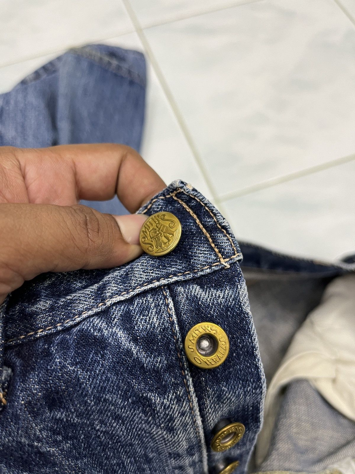 Vintage 🔥🔥🔥ARCHIVE SMITH SELVEDGE DENIM Size US 30 / EU 46 - 21 Thumbnail