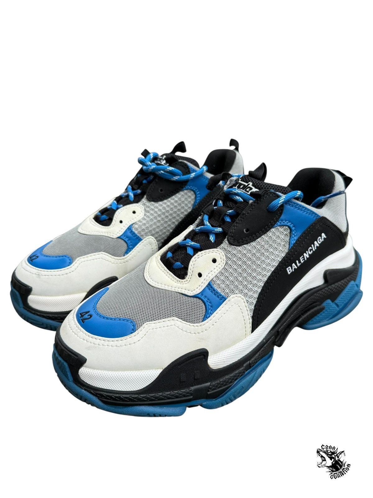 Balenciaga Balenciaga triple s blue Size US 9.5 / EU 42-43 - 1 Thumbnail