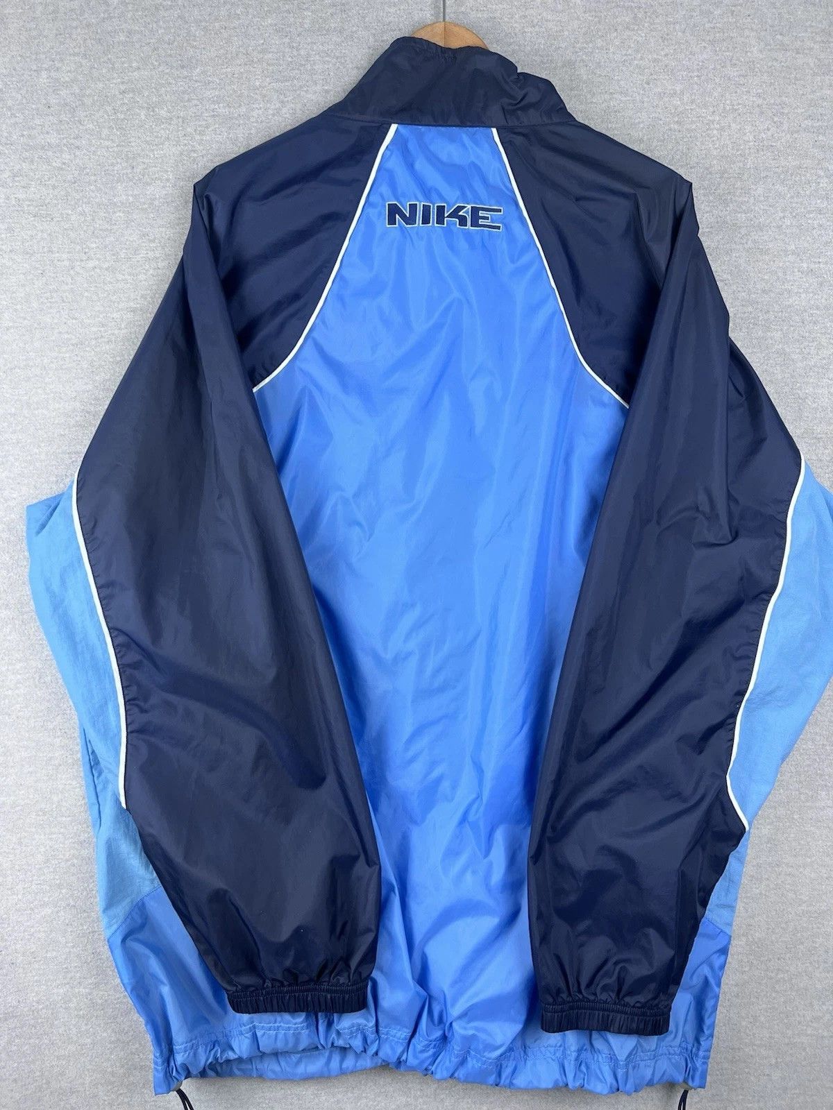 Nike Vintage Nike Mens XXL Mini Swoosh Spell Out Windbreaker Size US XXL / EU 58 / 5 - 4 Thumbnail