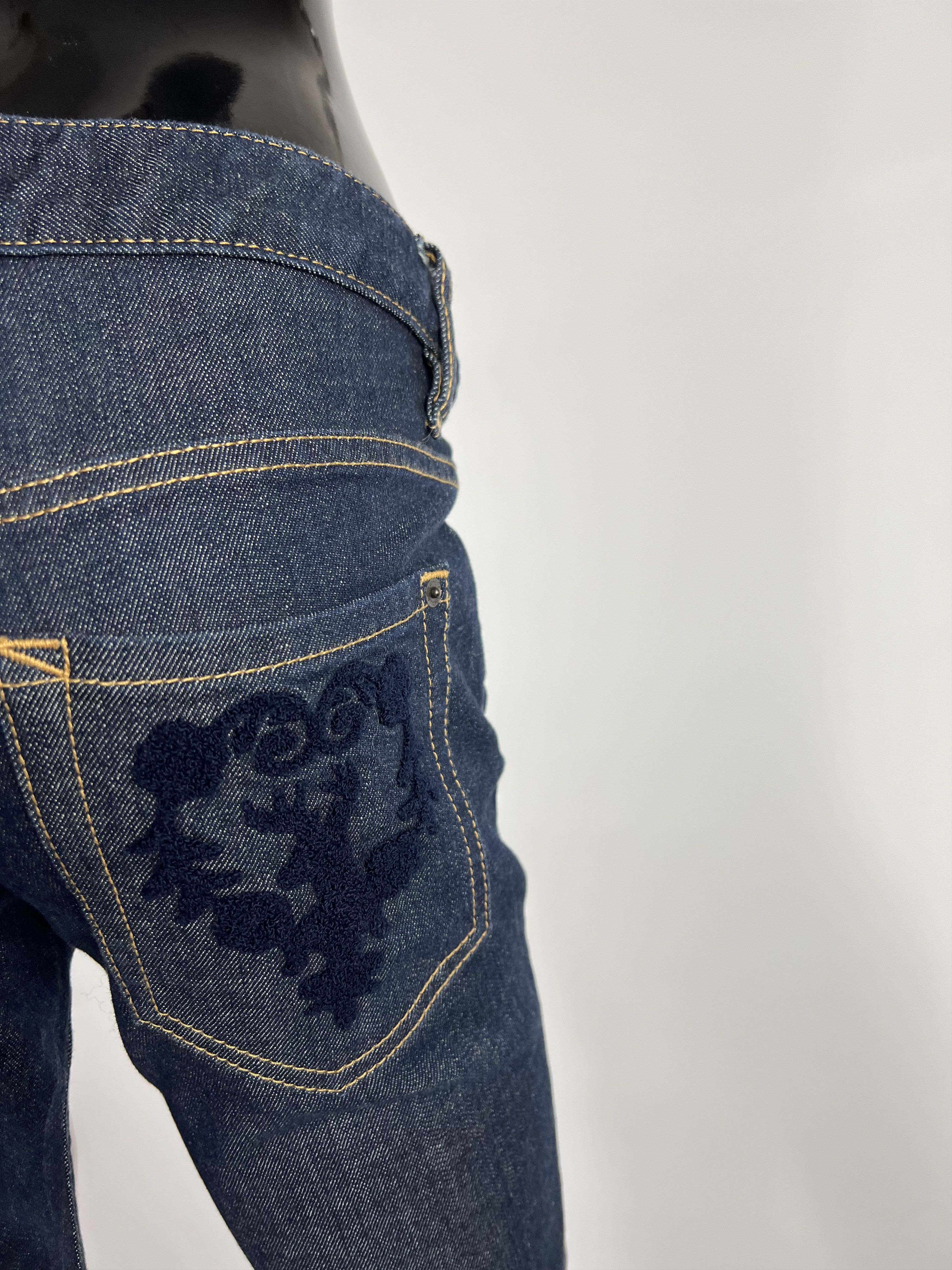Dsquared2 Dsquared2 Blue Cropped Low Rise Skinny Jeans Size IT42 Size 28" / US 6 / IT 42 - 5 Thumbnail