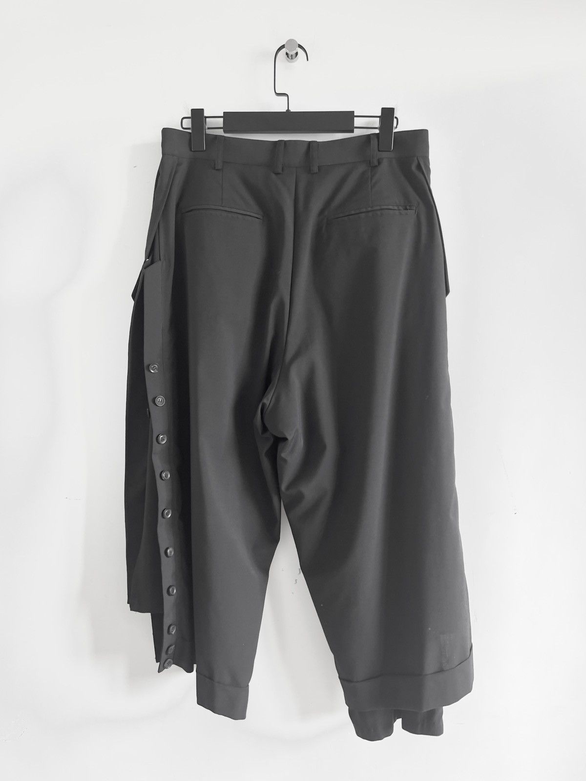 Yohji Yamamoto Yohji Yamamoto Pour Homme - Triple Layered Wide Pants Size US 30 / EU 46 - 2 Thumbnail