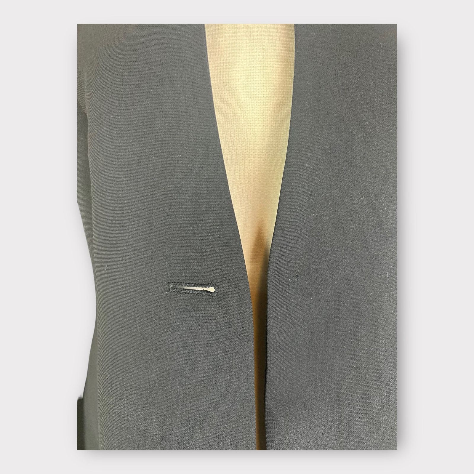 Vintage Jones Studio Separates | Vintage Black Suit Blazer | 4 Size S / US 4 / IT 40 - 6 Thumbnail