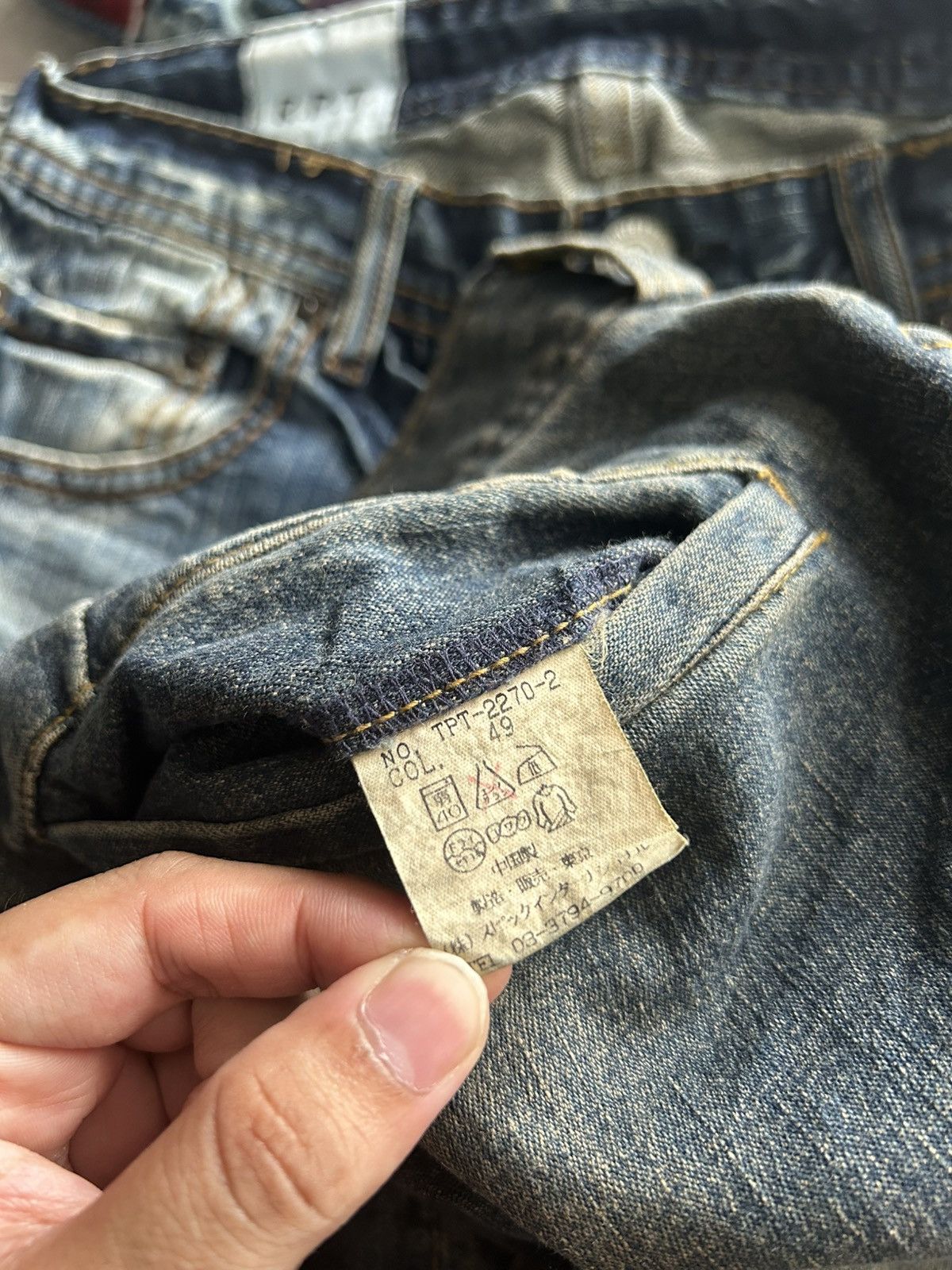 Tornado Mart SUPER FLARED ROCKSTAR TORNADO MART JEANS Size US 31 - 12 Thumbnail