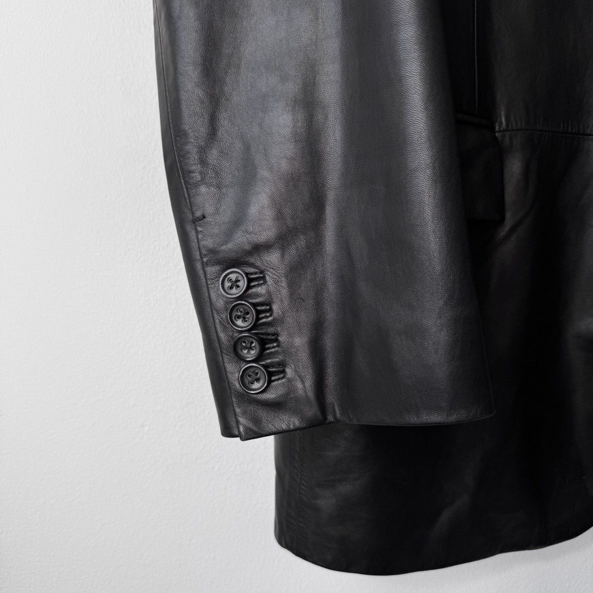 Jil Sander Jil Sander 2000’s Black Lamb Leather Blazer Jacket Size US M / EU 48-50 / 2 - 4 Thumbnail